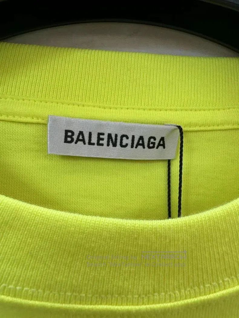 Balenciaga Balenciaga Fluorescent Coke Short Sleeve Tee. Size US XS / EU 42 / 0 - 3 Thumbnail