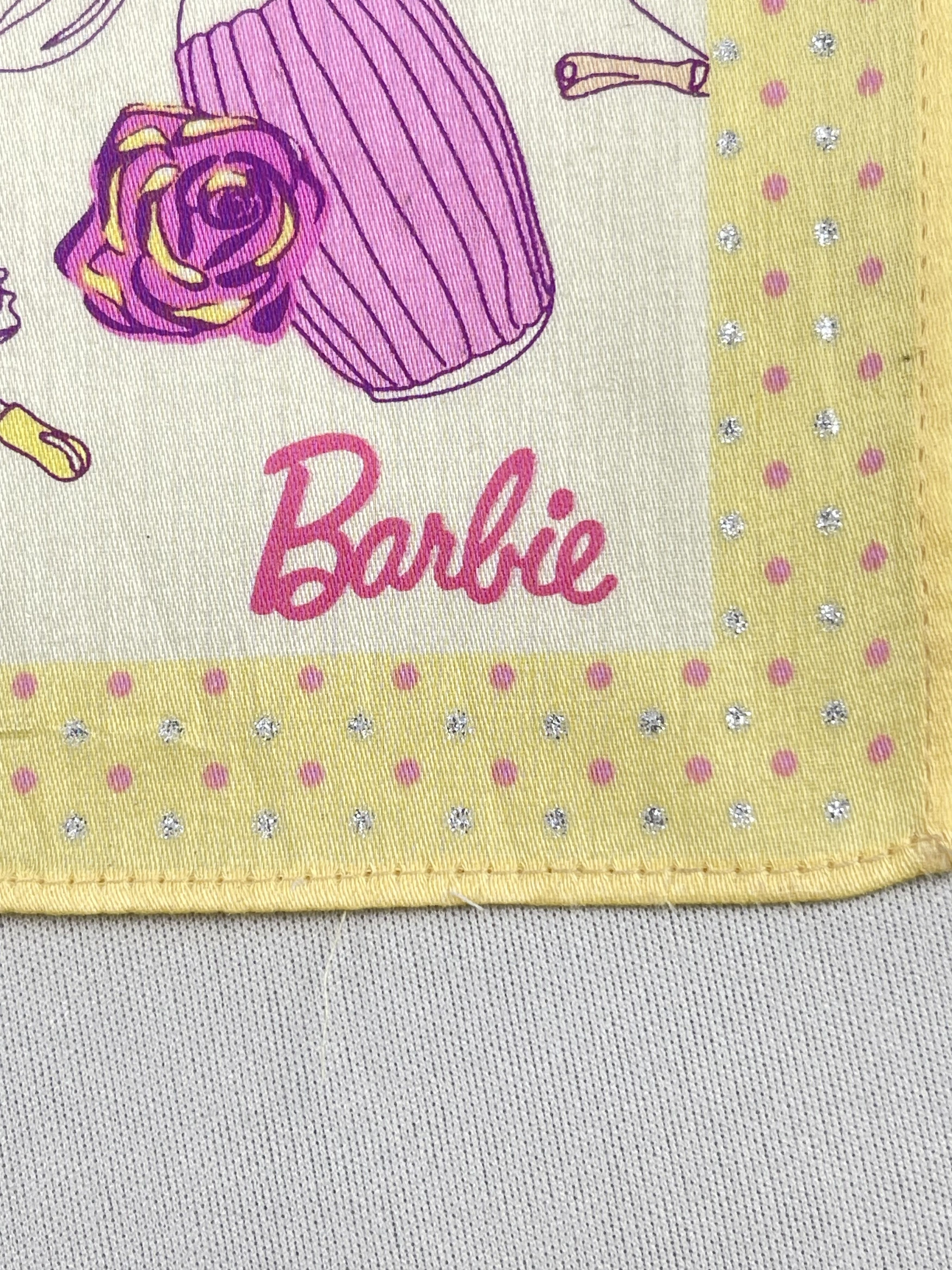 Japanese Brand Vintage Barbie Handkerchief Pocket Square Bandana HM0085 Size ONE SIZE - 7 Thumbnail