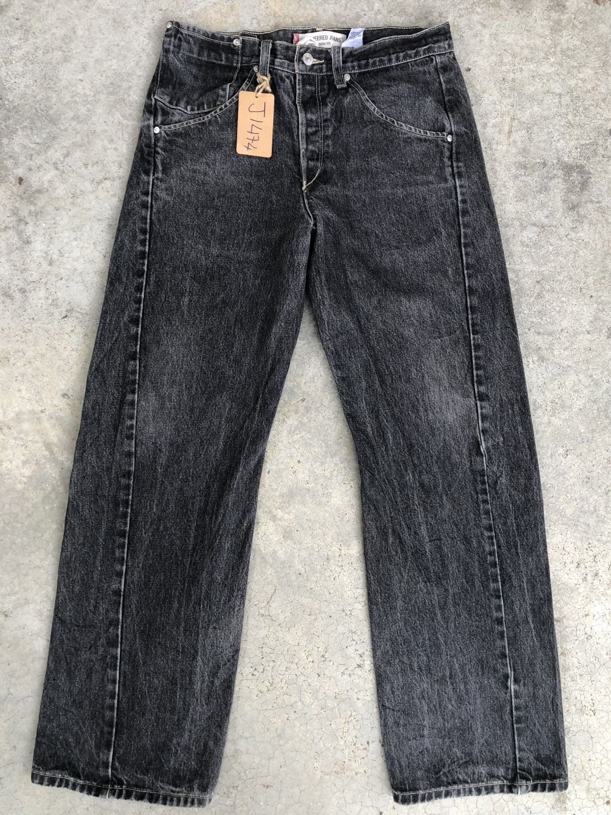 Levi's Y2k Levis Engineered Loose Jeans Baggy Distressed Size US 32 / EU 48 - 2 Thumbnail