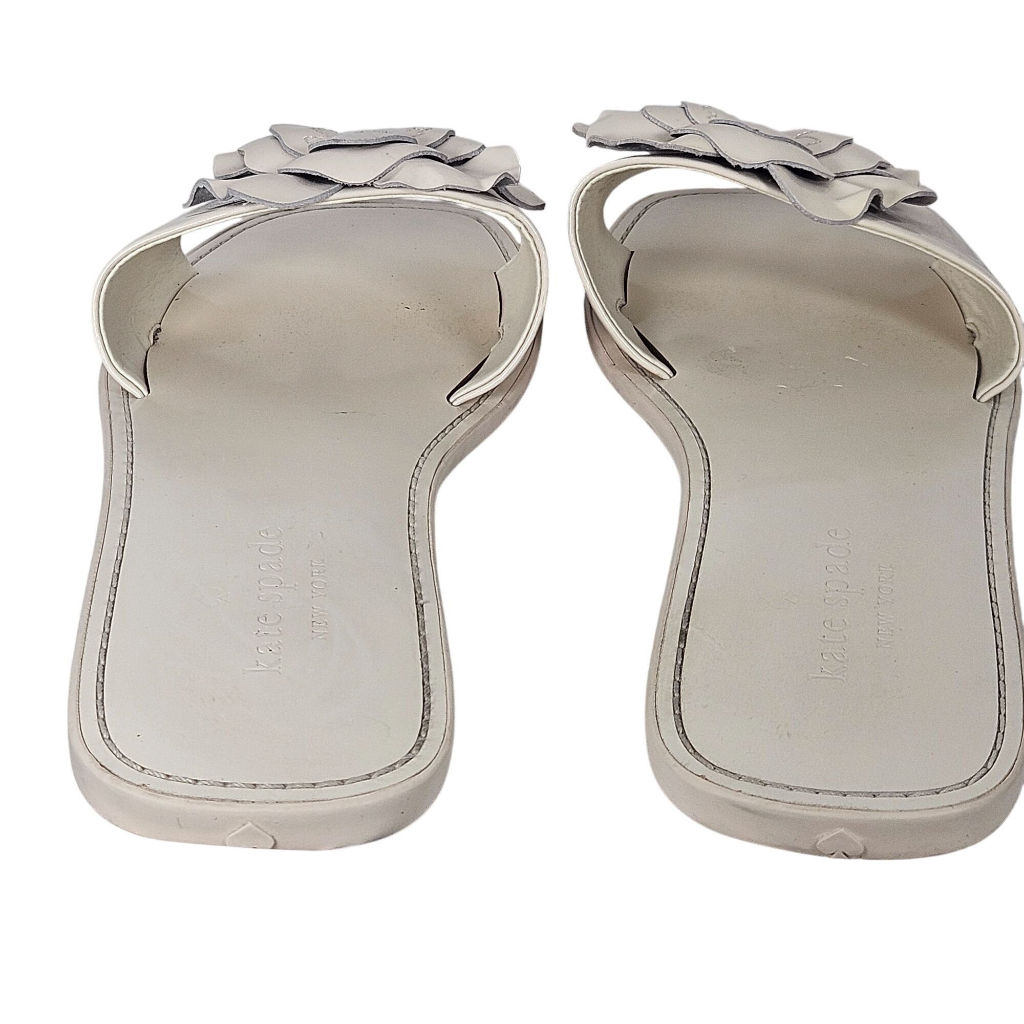 Kate Spade Kate Spade Women Floral Sandals White 9B Quiet Luxury Coquet Size US 9 / IT 39 - 12 Thumbnail