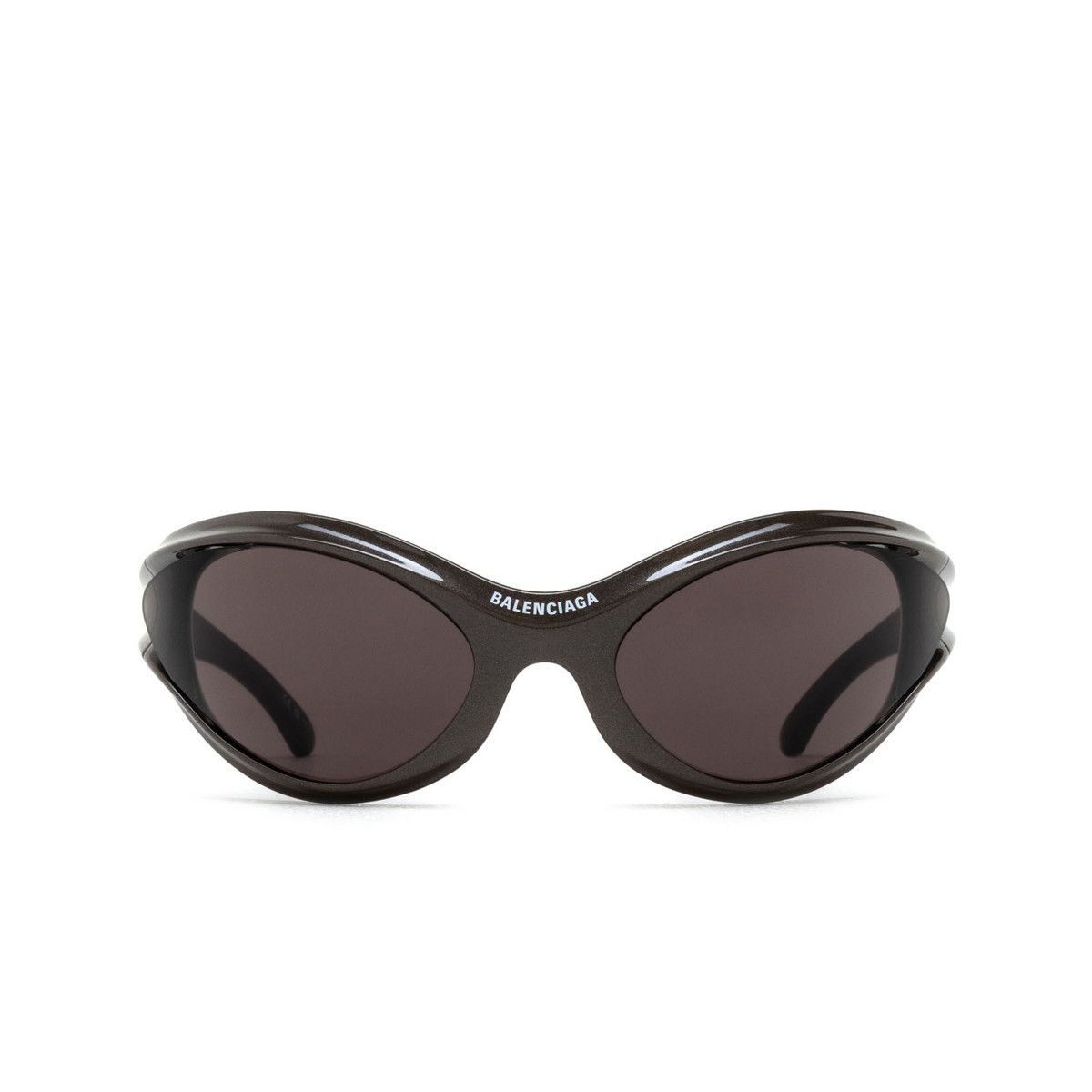 image of New Balenciaga Dynamo Bb0317S - 003 Logo Sunglasses in Grey, Men's