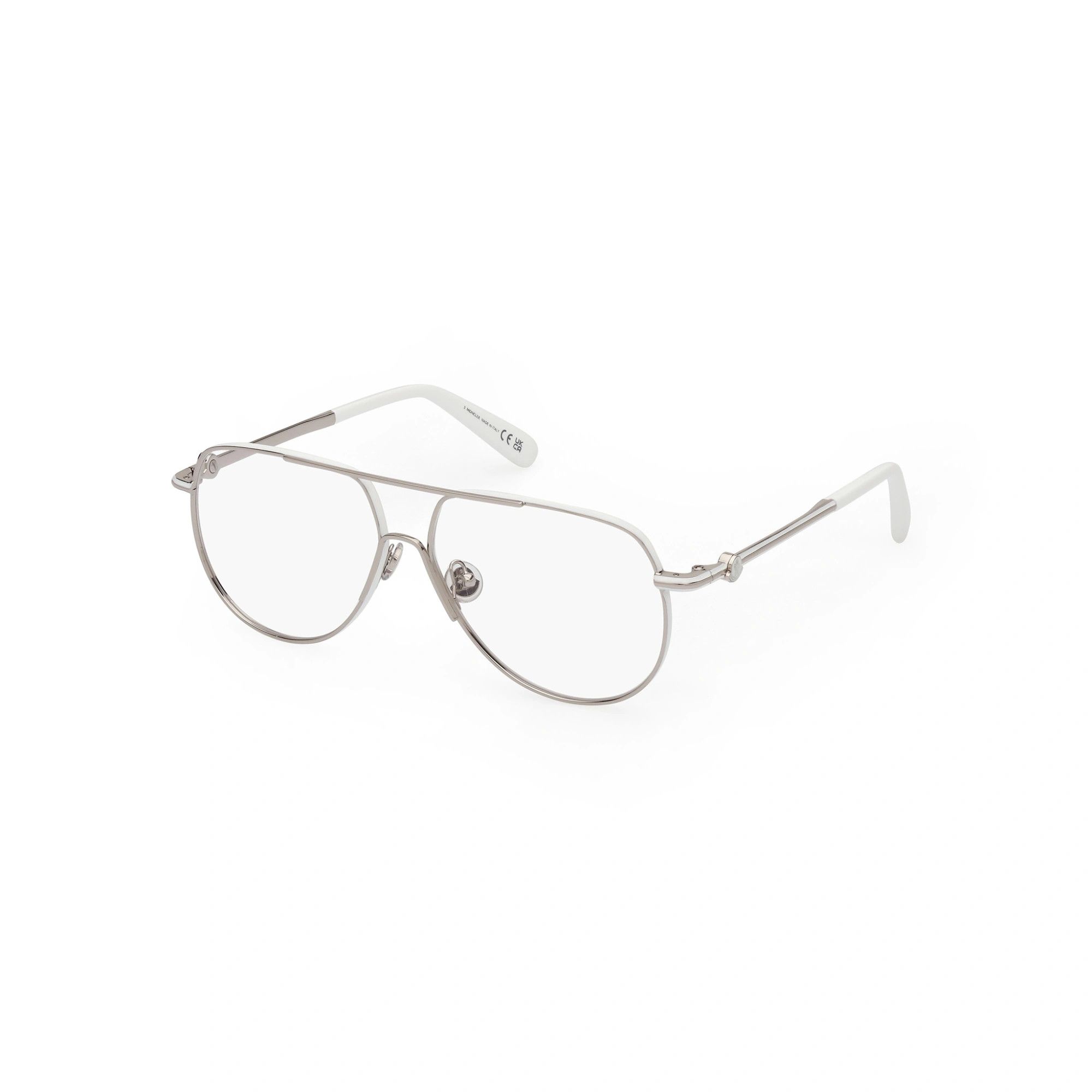 Moncler o1y0225 Size : OS / 56 mm Eyeglass Frame in Silver Size ONE SIZE - 2 Thumbnail
