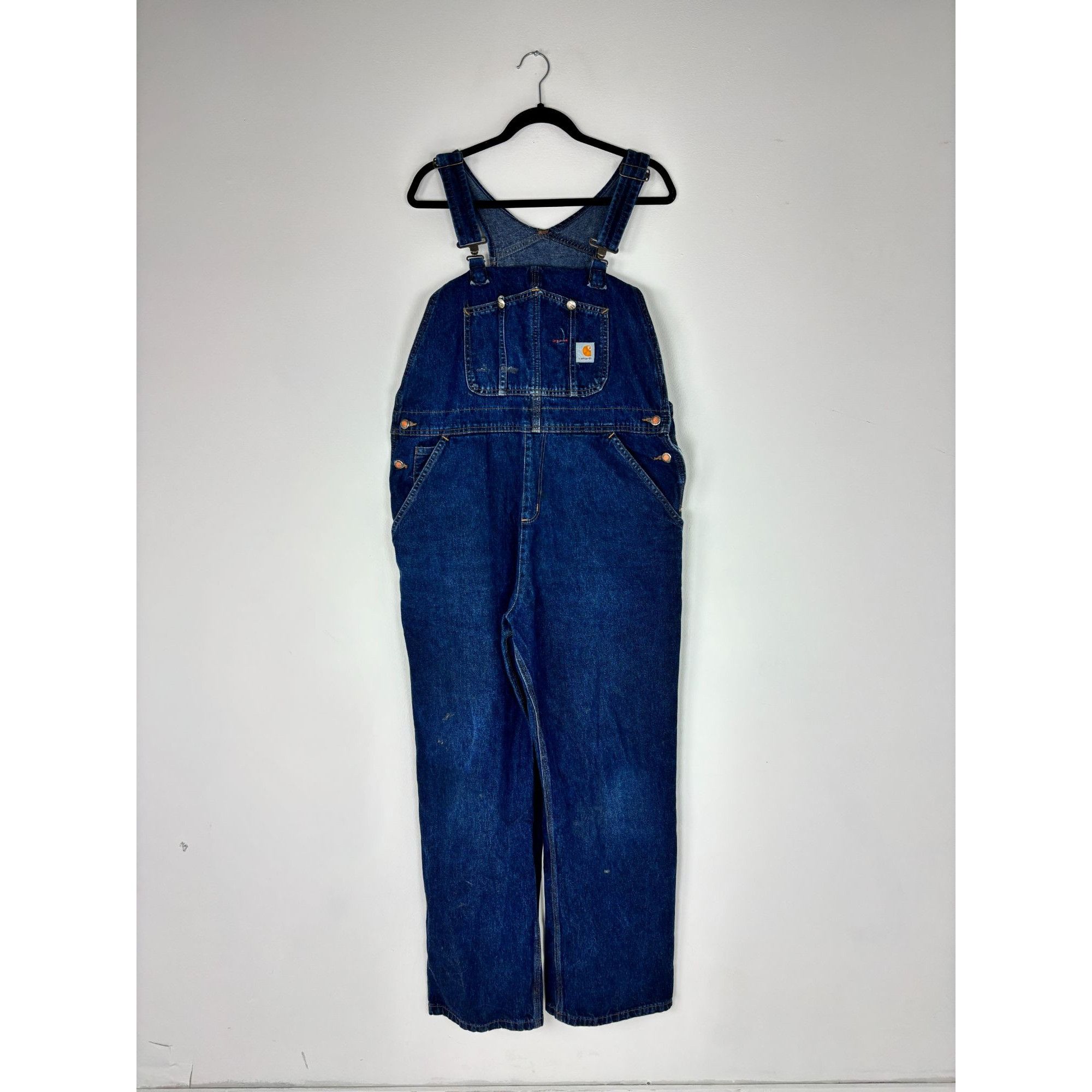 Carhartt Vintage Carhartt Dark Wash Overalls Size US 30 / EU 46 - 2 Thumbnail