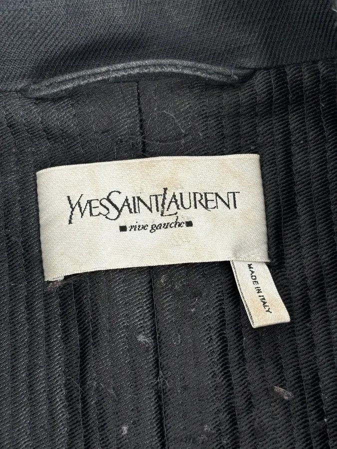 Yves Saint Laurent AW2010 Yves Saint Laurent Classy Officer Buttoned Black Long Wool Coat Size US M / EU 48-50 / 2 - 13 Thumbnail