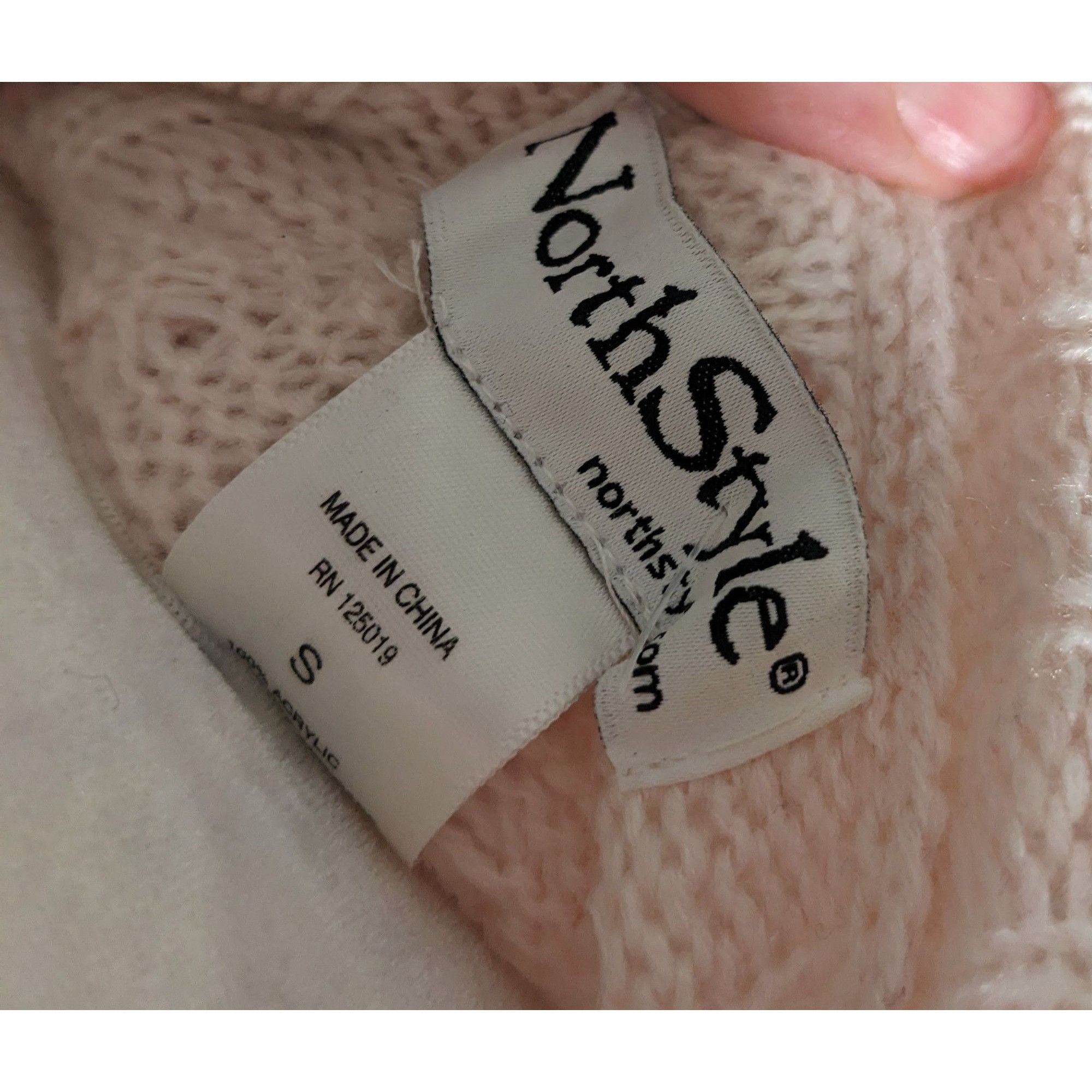 Other NorthStyle Pastel Pink Cable Knit Off Shoulder Mini Dress Si Size S / US 4 / IT 40 - 5 Thumbnail
