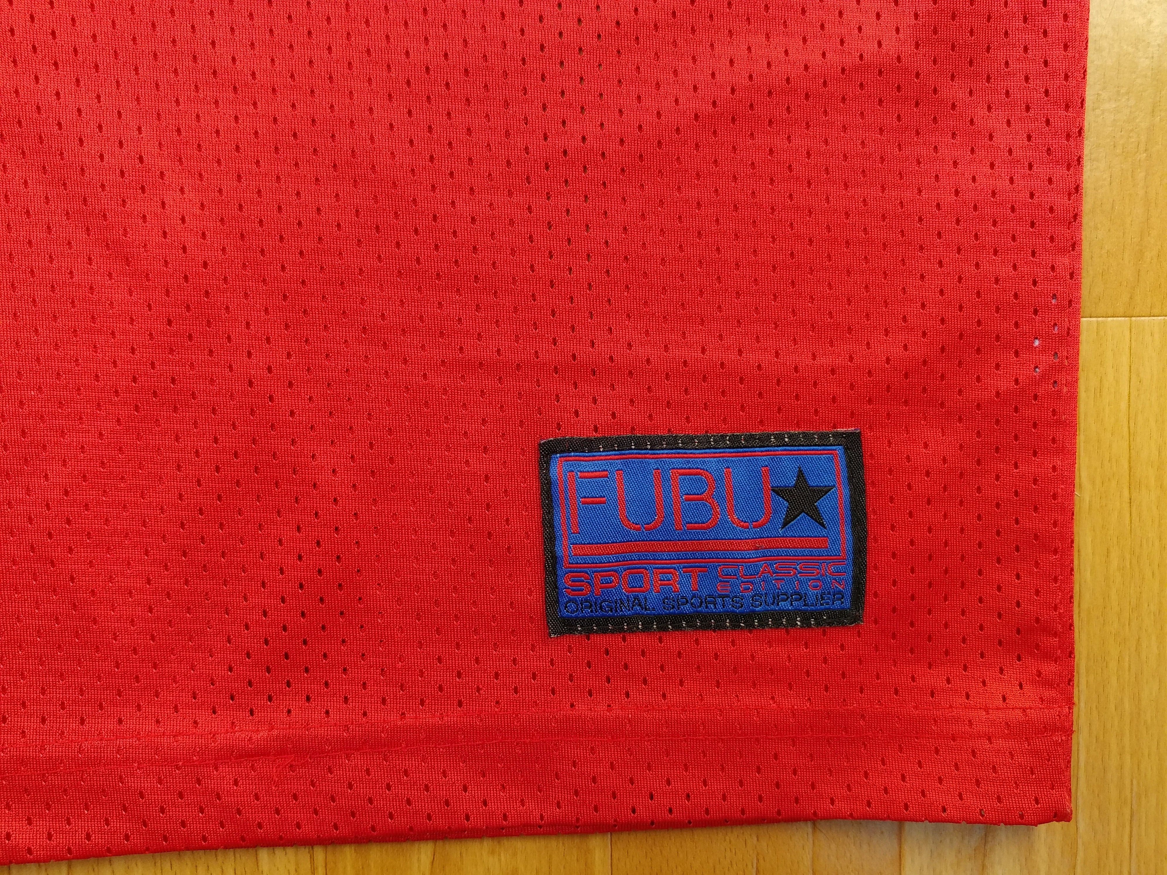 Fubu FUBU jersey, red, Fubu 05, vintage hip hop t-shirt, 90s XL Size US XL / EU 56 / 4 - 15 Thumbnail