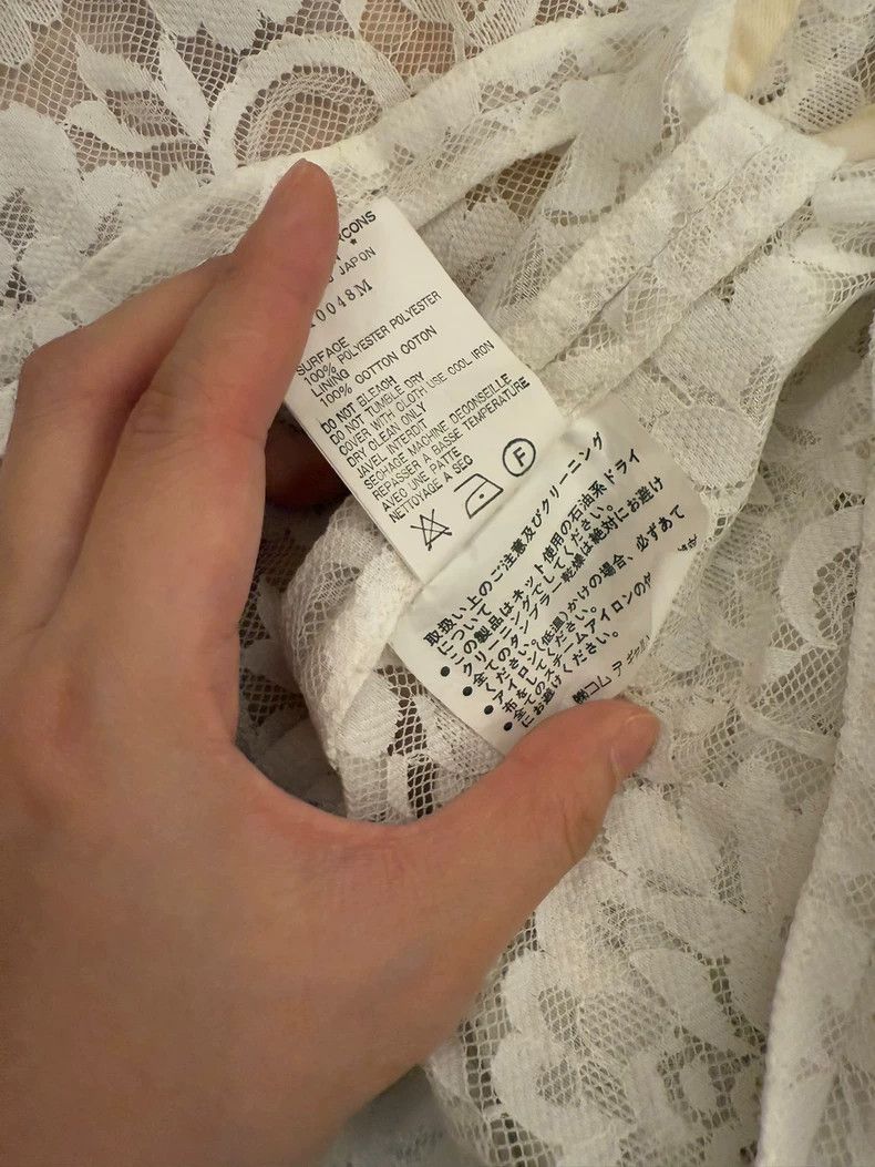 Comme des Garcons Comme des Garcons A white lace coat/jacket Size M / US 6-8 / IT 42-44 - 4 Thumbnail