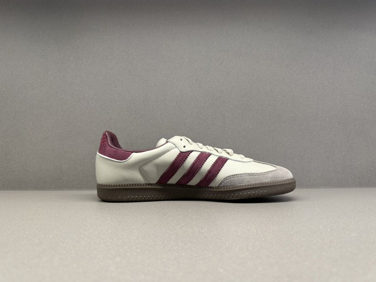 Adidas Adidas Samba OG Putty Grey Maroon Size US 11.5 / EU 44-45 - 6 Thumbnail
