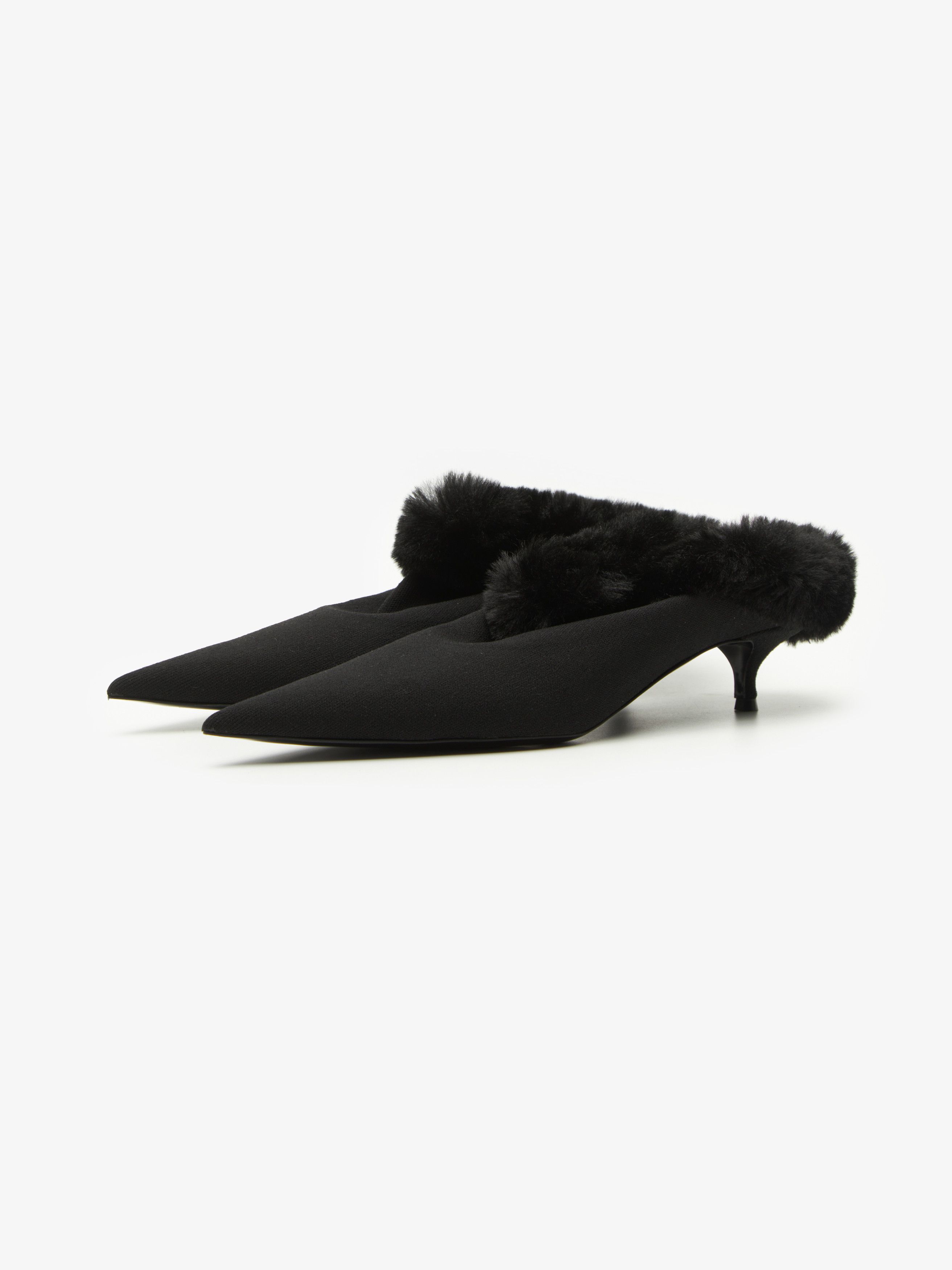 Balenciaga Balenciaga Knife black mules Size US 10.5 / IT 40.5 - 1 Thumbnail