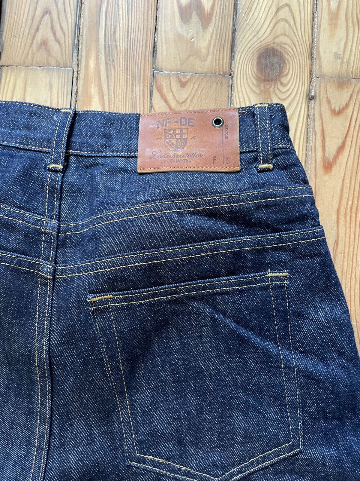 No Faith Studios RAW DENIM JAPANESE LOOSE FIT BLUE Size US 30 / EU 46 - 7 Thumbnail
