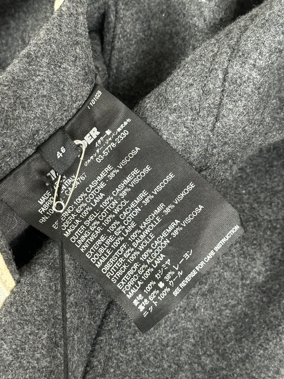 Jil Sander Jil Sander by Raf Simons Cashmere/Satin Reversible Varsity Size US S / EU 44-46 / 1 - 16 Thumbnail