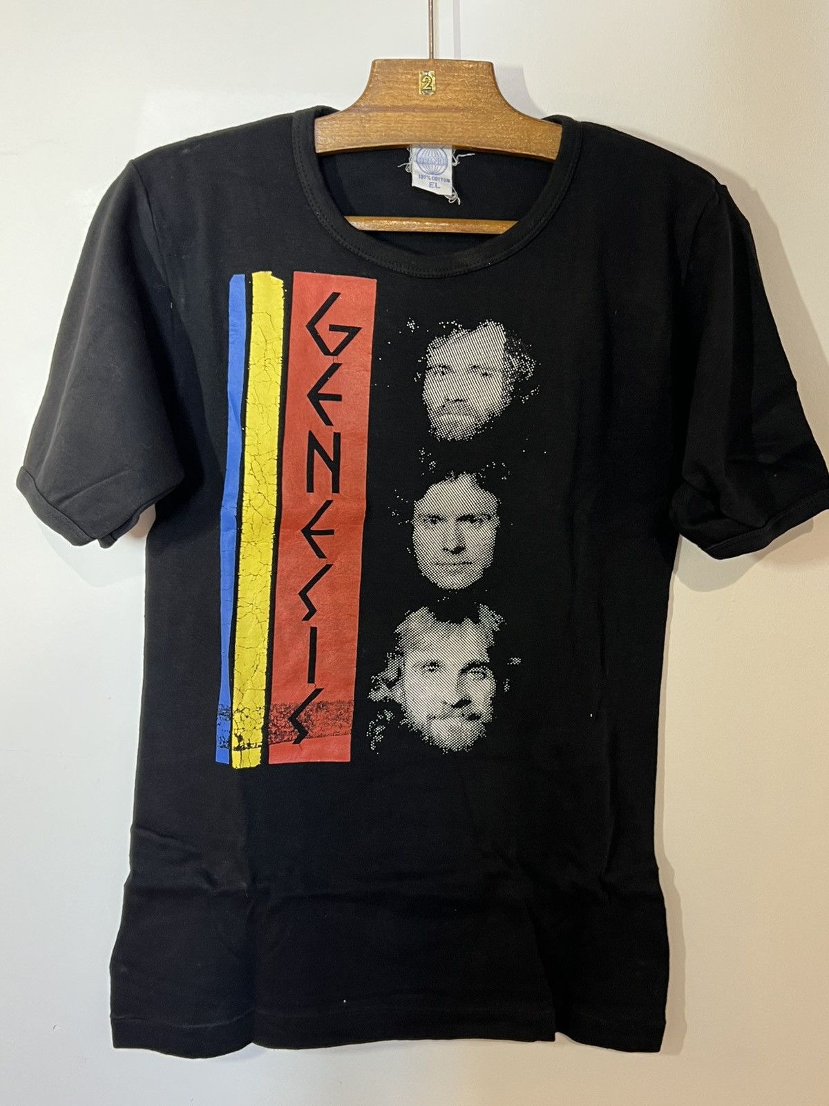 Band Tees Shirt genesis vintage 80s rare Size US M / EU 48-50 / 2 - 1 Thumbnail