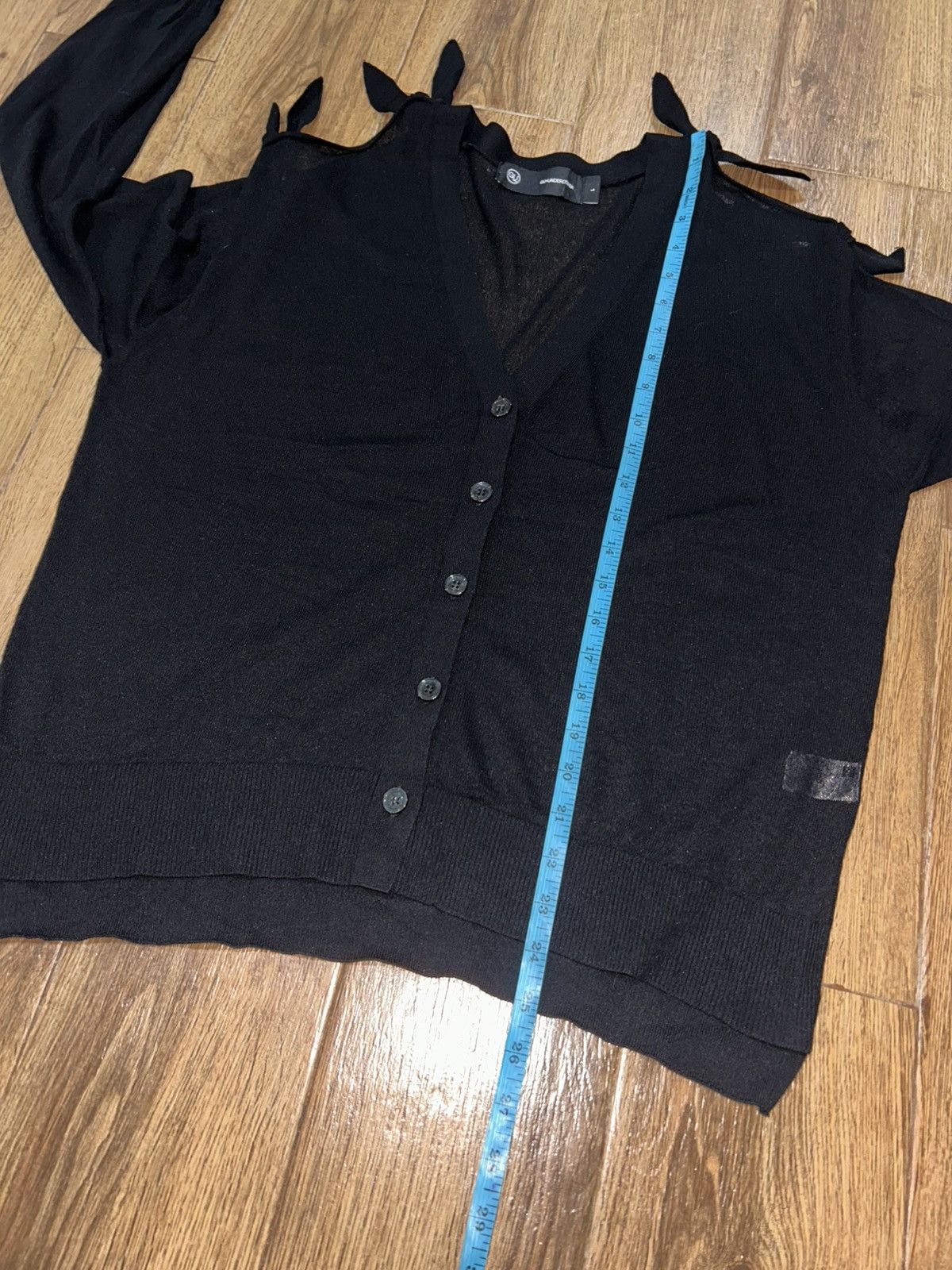 Gu x Undercover Sheer Knit Cardigan
