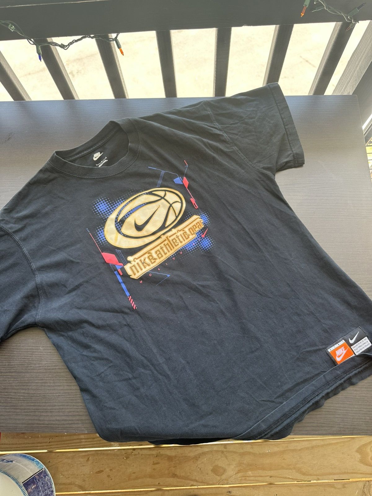 Nike Nike Basketball Black Athletic Gym Tee Shirt Mens size Large Size US L / EU 52-54 / 3 - 1 Thumbnail
