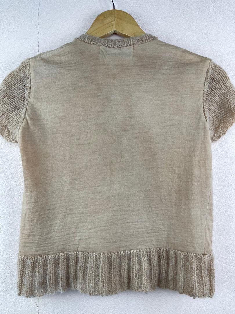 Tricot Comme des Garcons AD1999 Rei Kawakubo Wool Knit Top Size XS / US 0-2 / IT 36-38 - 12 Thumbnail