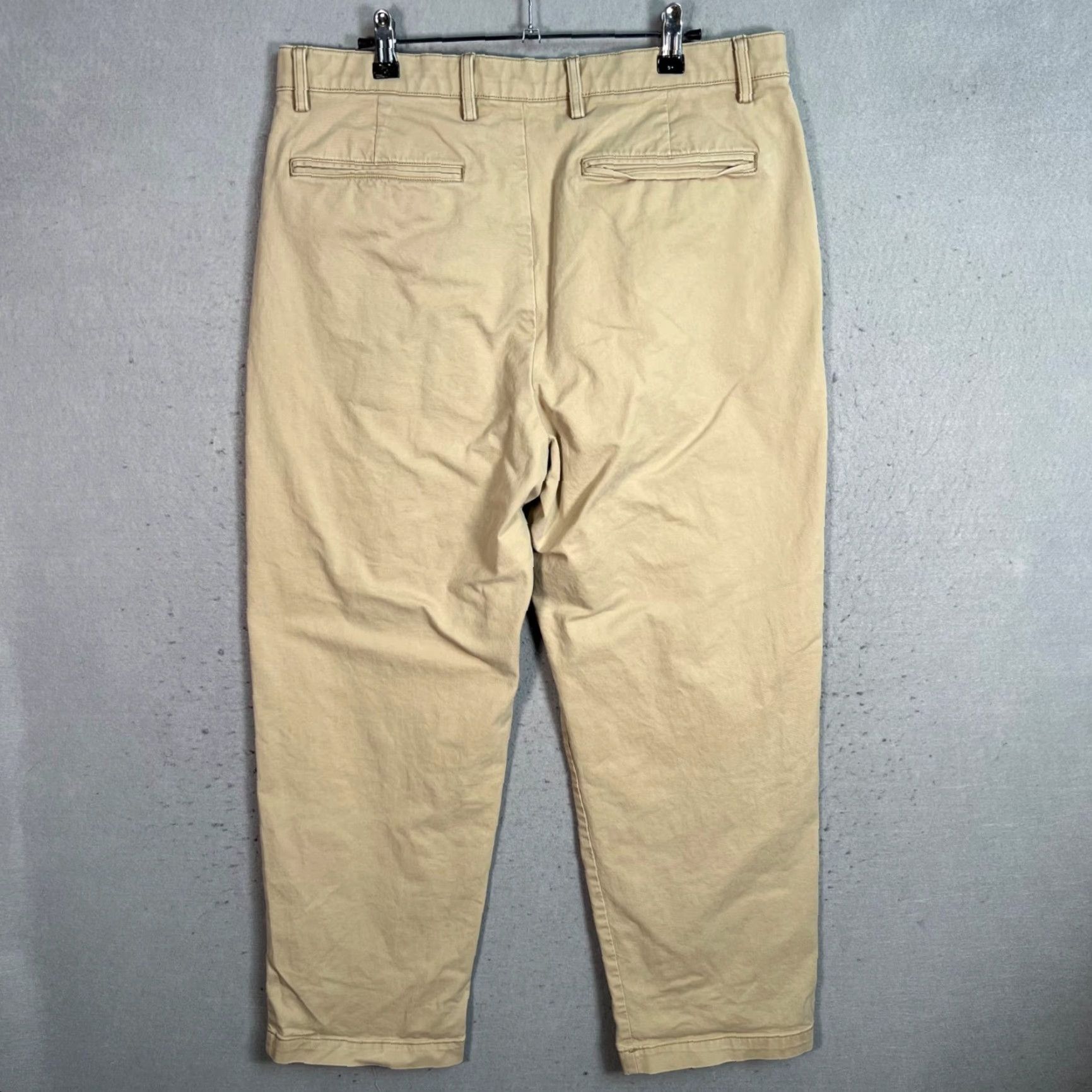 Gap Gap Mens Pants 34 Beige Khaki Casual Chino Regular Straight Leg Size US 34 / EU 50 - 2 Thumbnail