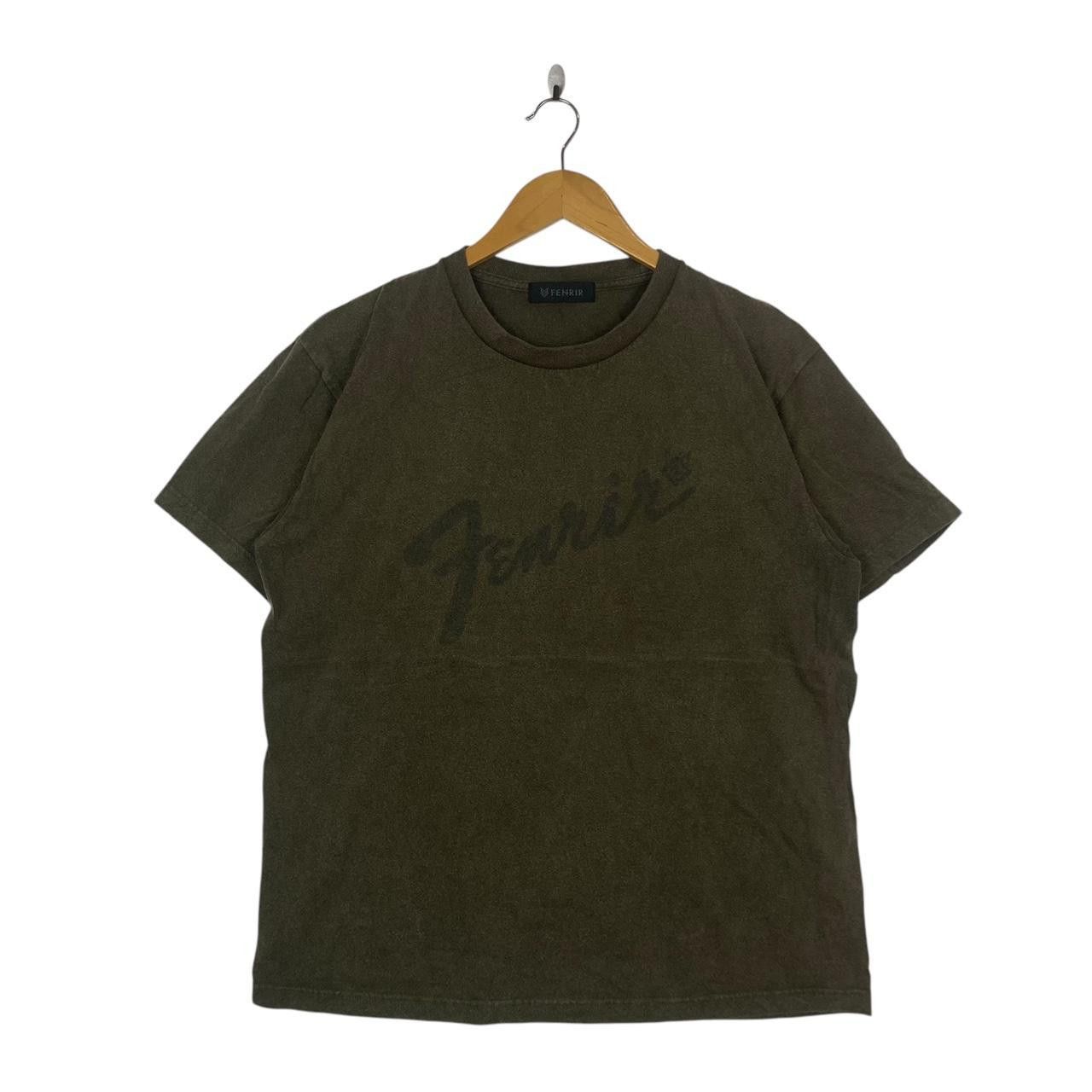 Vintage Vintage FENRIR FENDER Center Logo Oversized Baggy Tee Size US M / EU 48-50 / 2 - 1 Thumbnail