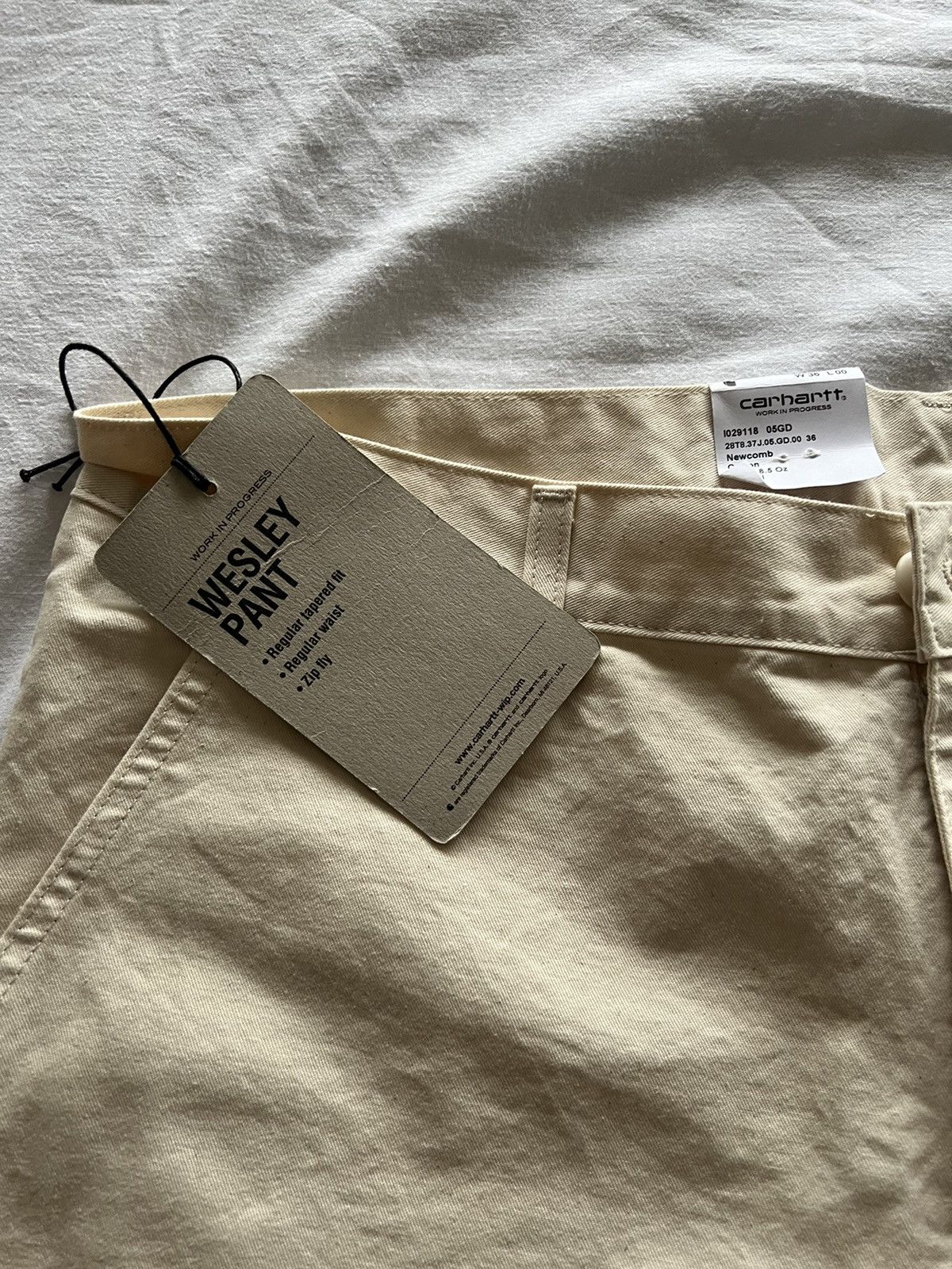 Carhartt Wip Carhartt WIP Wesley Pant Natural W36 Size US 36 / EU 52 - 2 Thumbnail