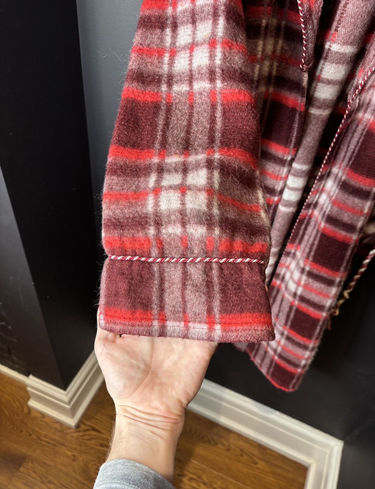 Vintage Vintage Plaid Robe House Coat Playboy 70s 80s Belted Lounge Size US M / EU 48-50 / 2 - 5 Thumbnail