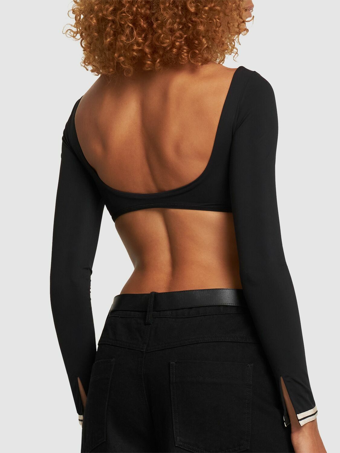 Palm Angels o1y1225 Crop Top in Black Size XS / US 0-2 / IT 36-38 - 4 Thumbnail
