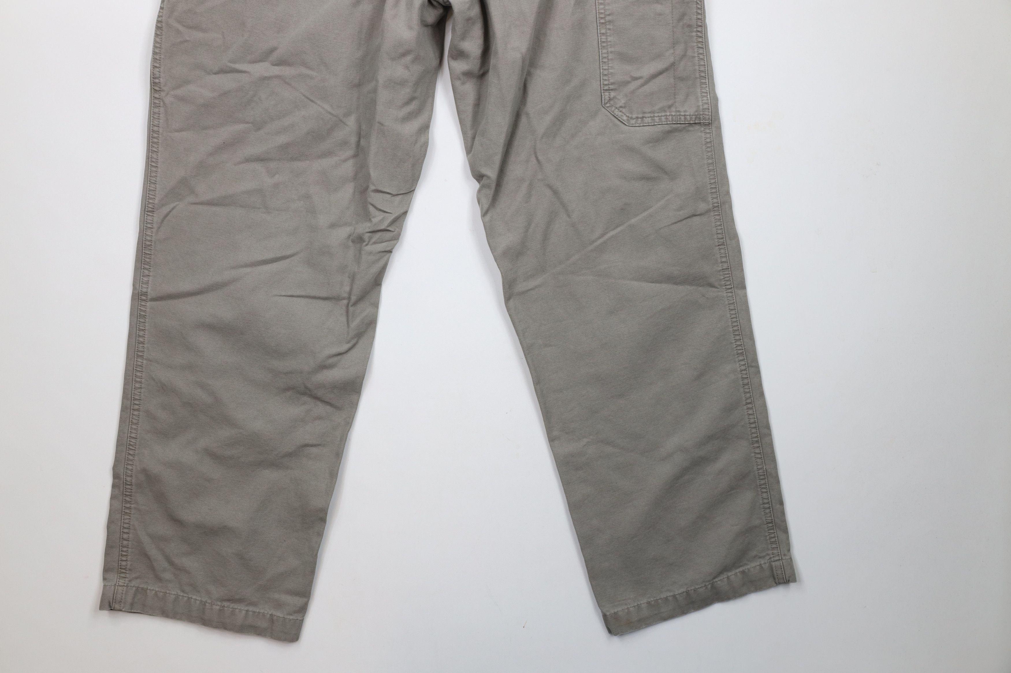 Columbia × Vintage Vintage Y2K Columbia Relaxed Canvas Wide Leg Pants Cotton Size US 36 / EU 52 - 12 Thumbnail