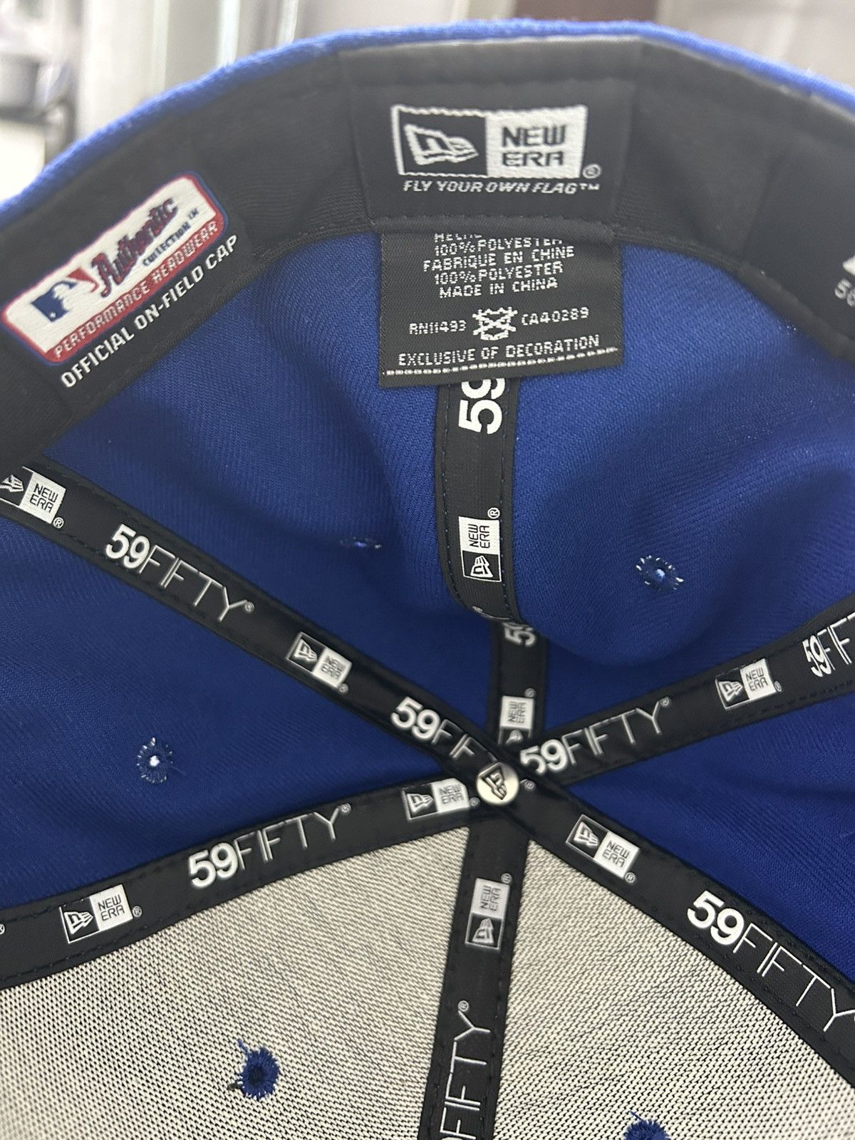 New Era Toronto Blue Jays 59Fifty Fitted Baseball hat Size ONE SIZE - 4 Thumbnail