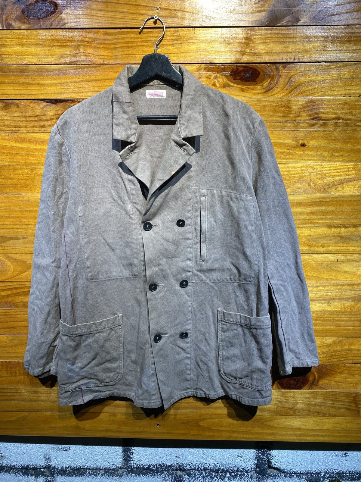 HOLLYWOOD RANCH MARKET Vintage Mr. Freedom Chore Jacket – Workwear Heritage Canvas Size US M / EU 48-50 / 2 - 3 Thumbnail