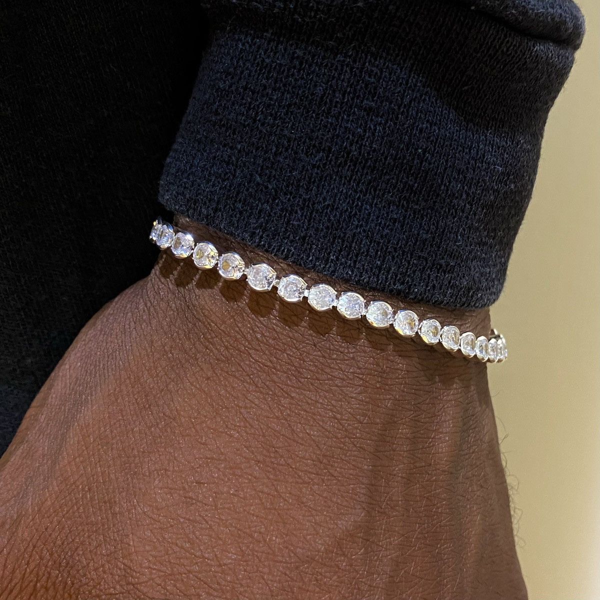 image of Givenchy Silver Bracelet, Men's