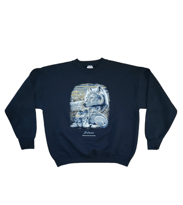 Vintage Vintage 1997 Wolf Crewneck | Grailed