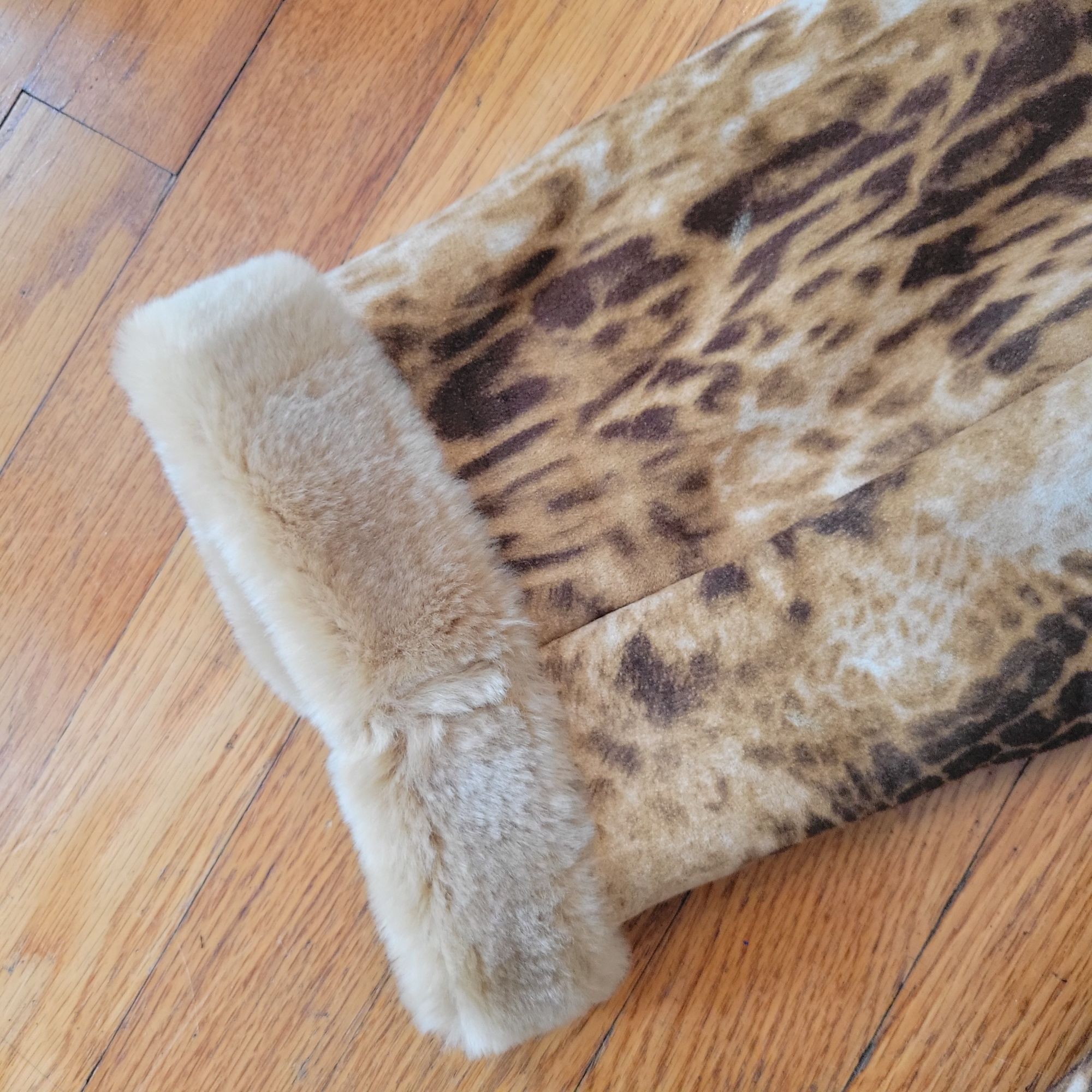 Other Dennis Basso Faux Fur Animal Print Coat 1X Winter Layering L Size XXL / US 16-18 / IT 52-54 - 7 Thumbnail