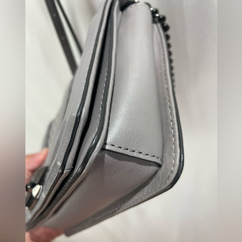 Rebecca Minkoff Rebecca Minkoff Grey Love Quilted Leather Crossbody Bag Size ONE SIZE - 11 Thumbnail