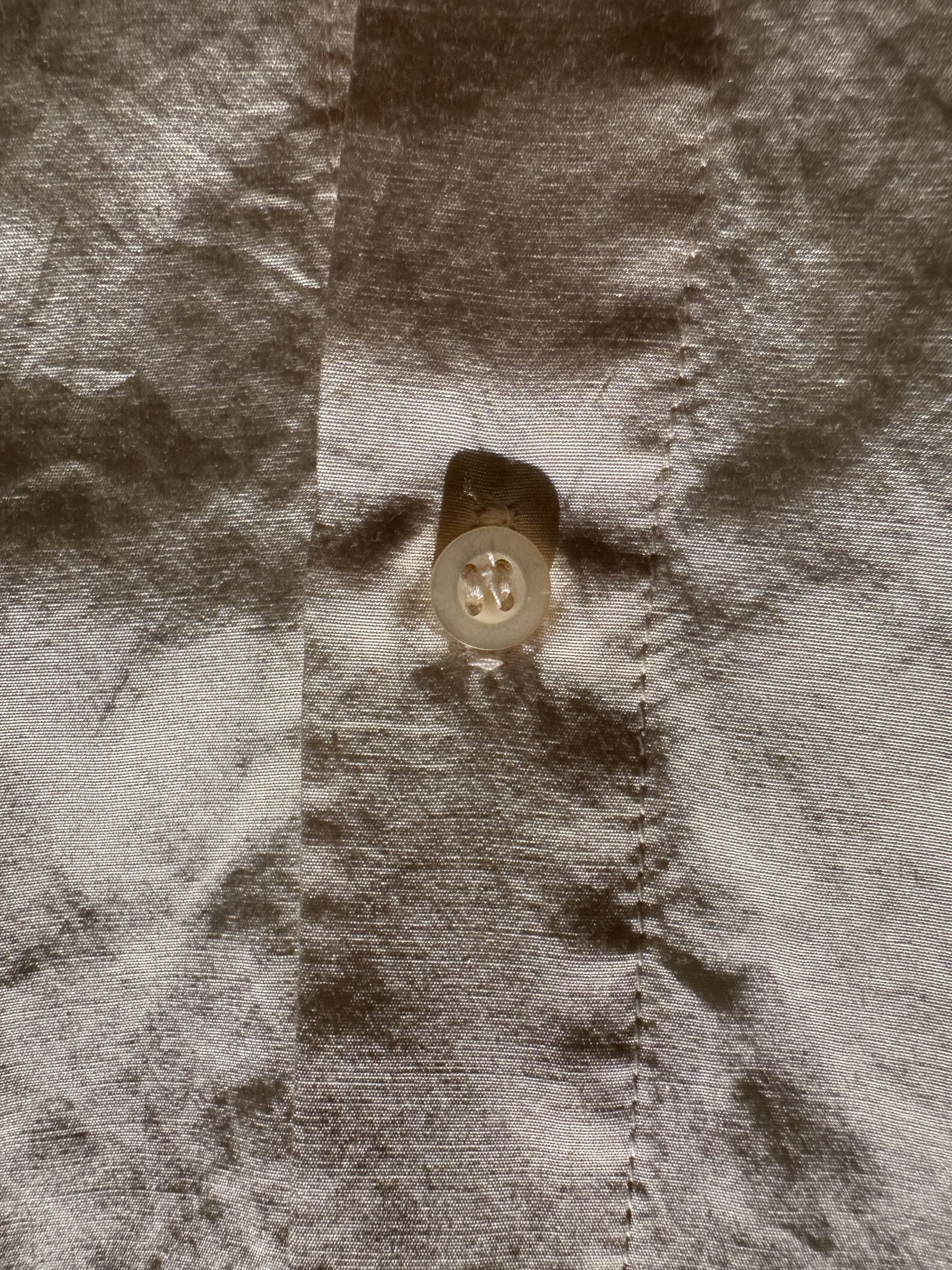 Cos COS Silk-Cotton Shirt in Cream (Size 2) Size XS / US 0-2 / IT 36-38 - 6 Thumbnail