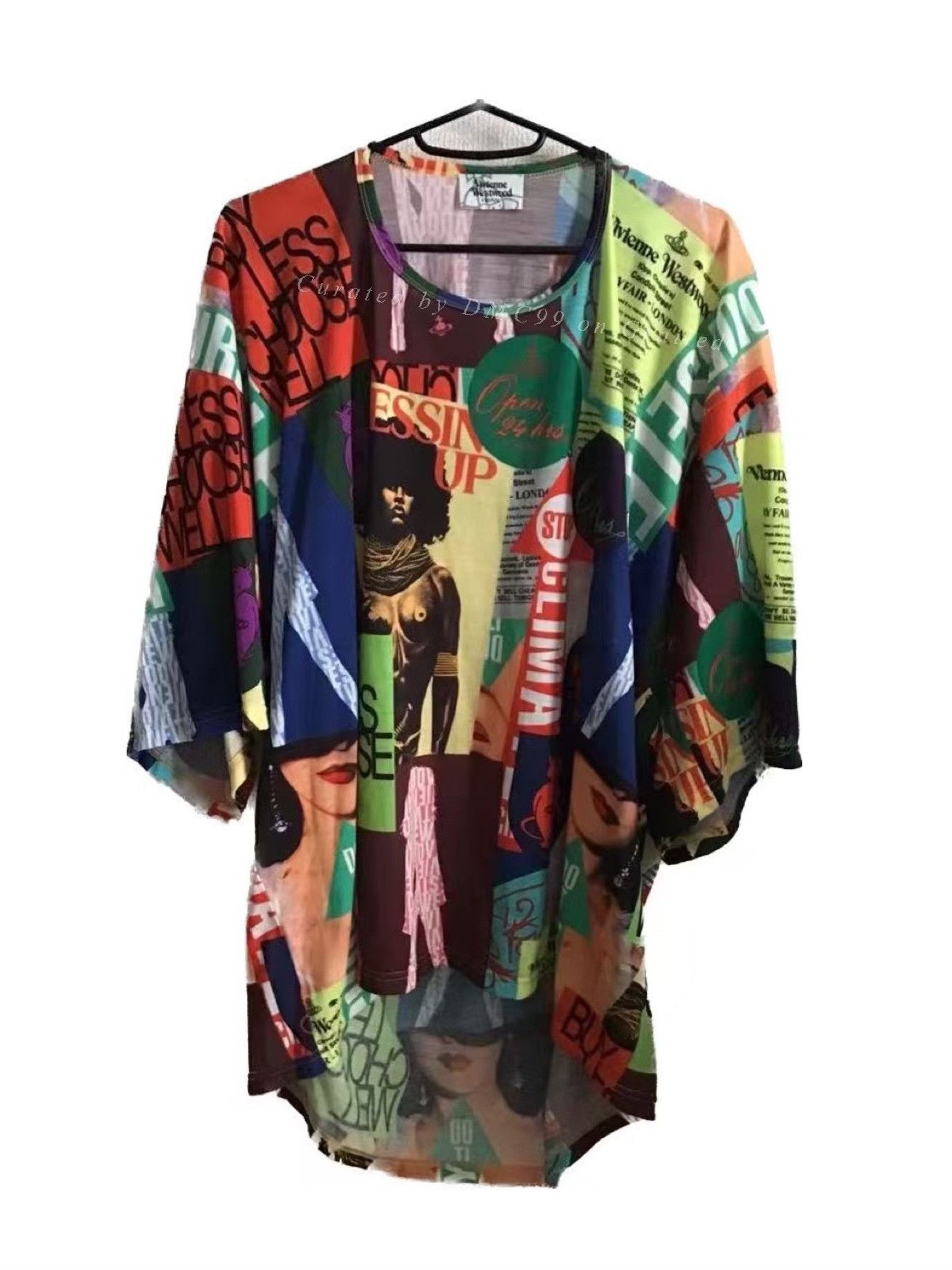 Vivienne Westwood Vivienne Westwood Full Print 3/4 Sleeve T-shirt Size US M / EU 48-50 / 2 - 1 Thumbnail
