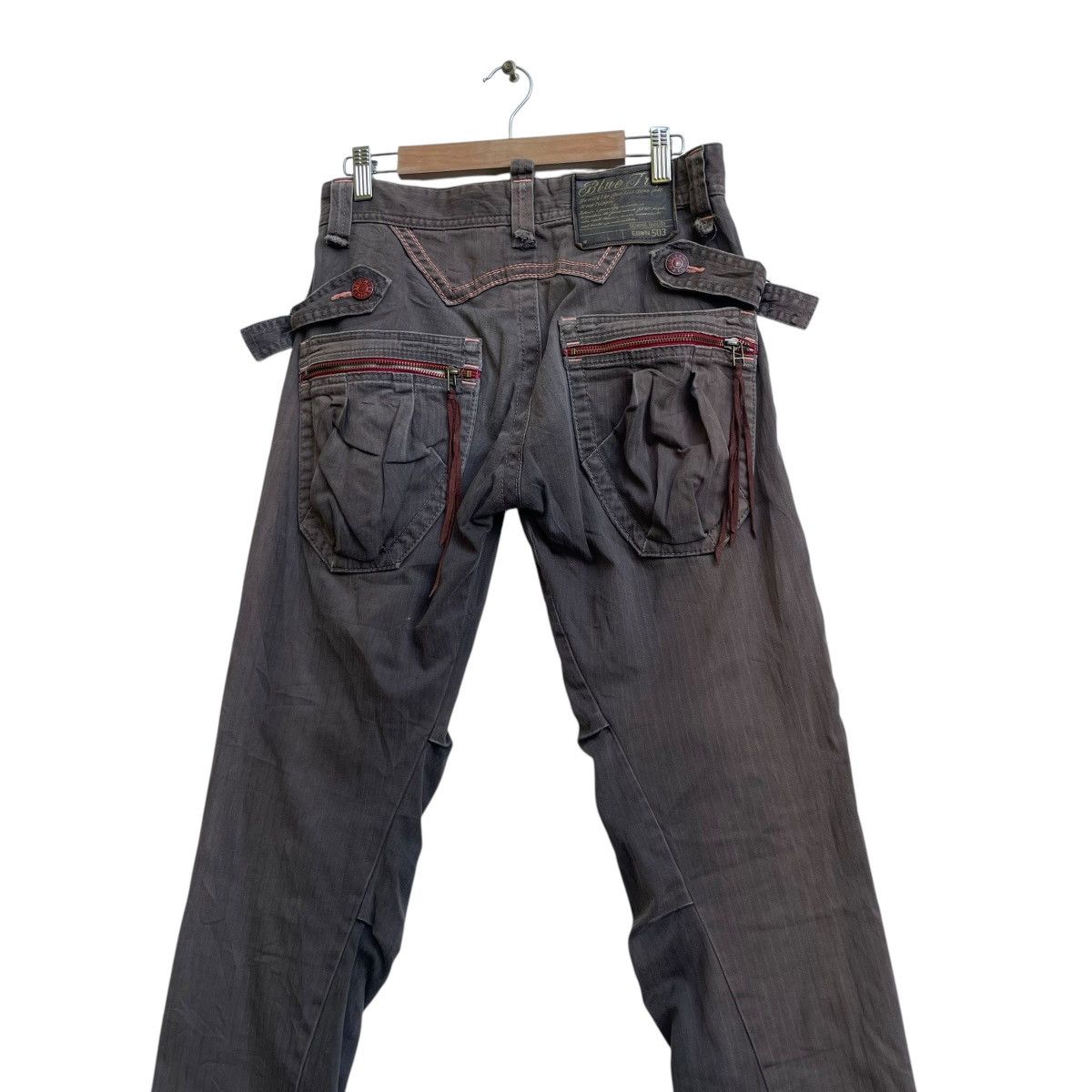 Edwin 💥Japanese Brand Edwin Buckle Fringe Denim Size US 31 - 4 Thumbnail