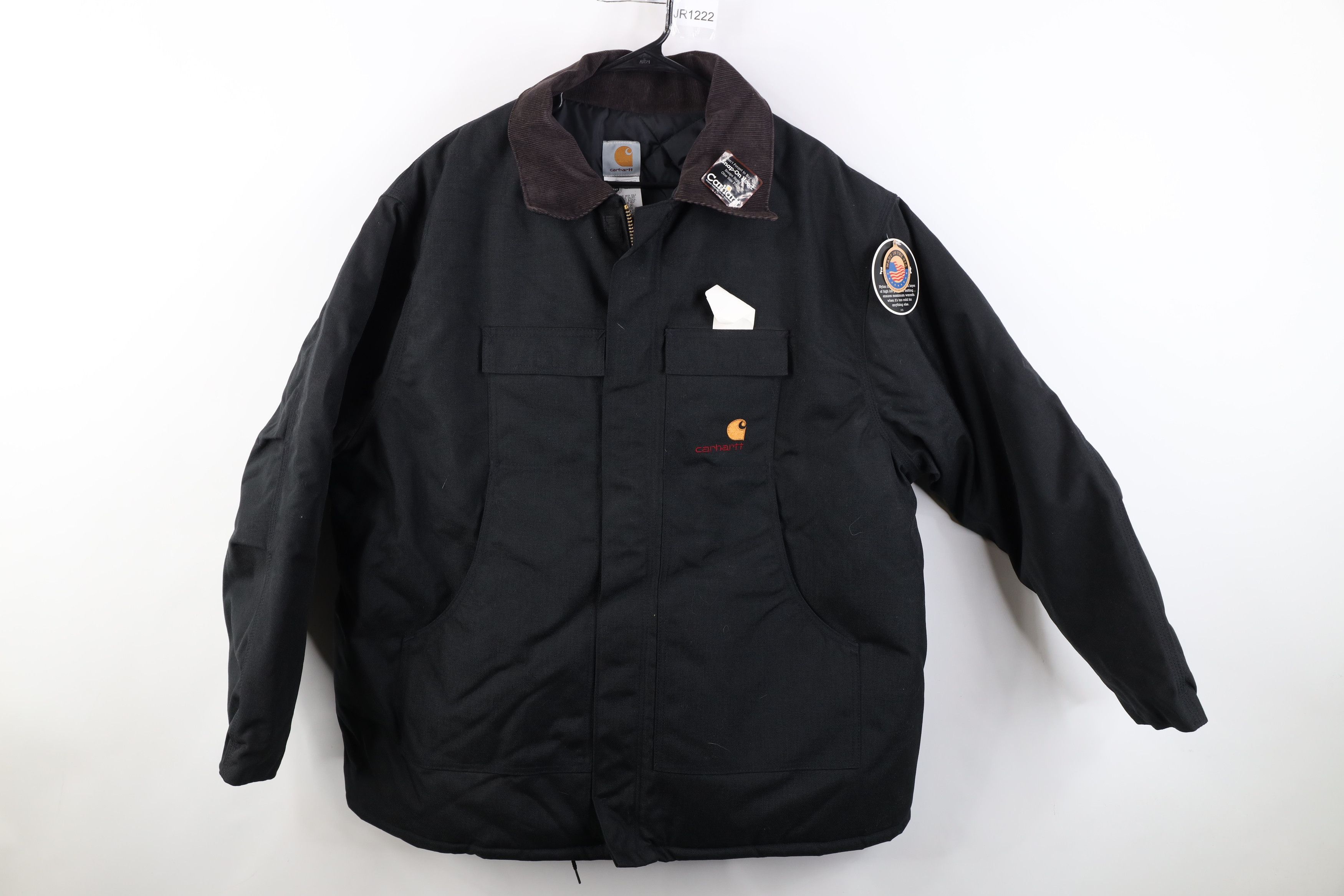 Carhartt Deadstock Vintage Y2K 2000 Carhartt Barn Jacket Black USA Size US XXL / EU 58 / 5 - 1 Thumbnail