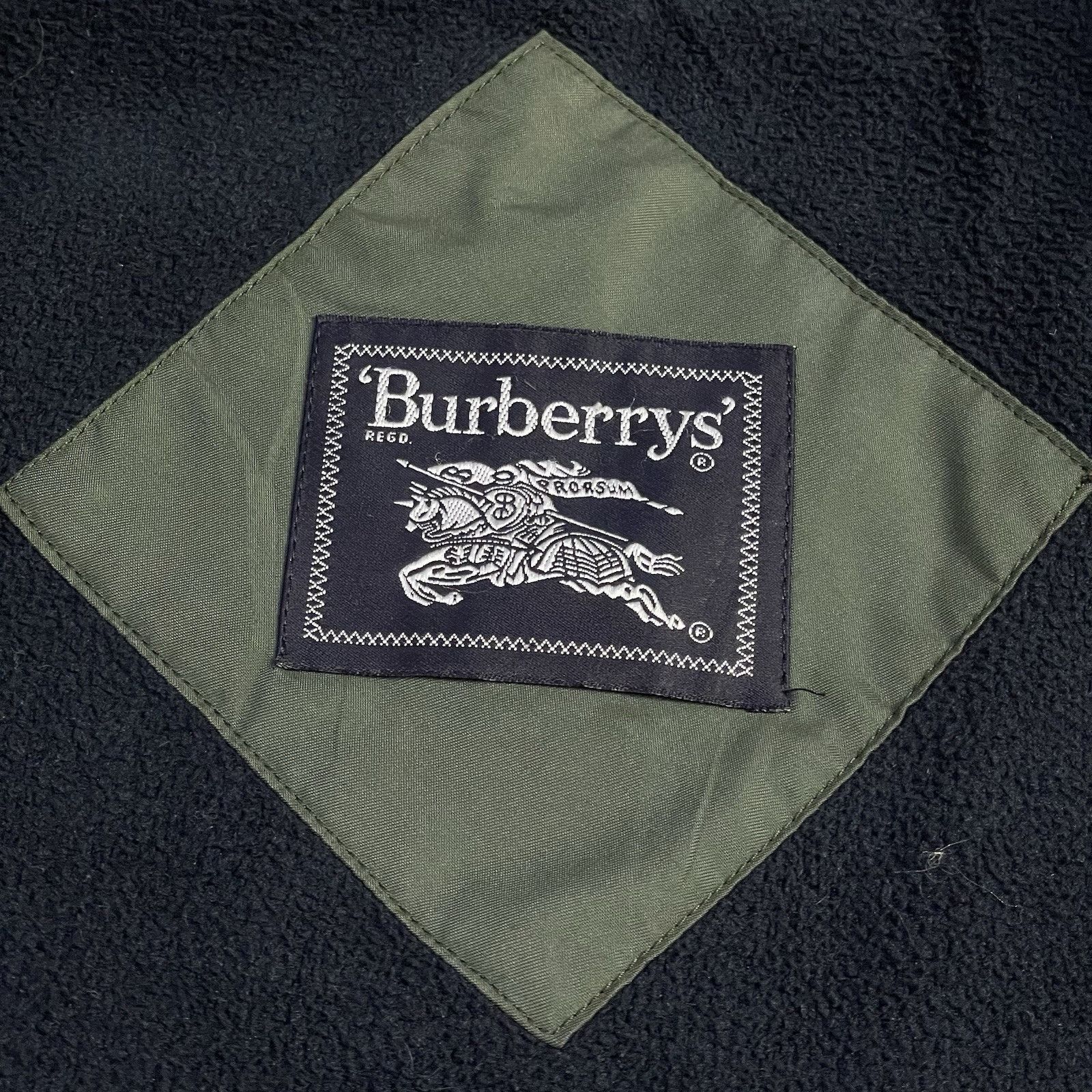 Burberry VINTAGE BURBERRY Jacket winter hooded men's GREEN OLIVE Size US XL / EU 56 / 4 - 7 Thumbnail