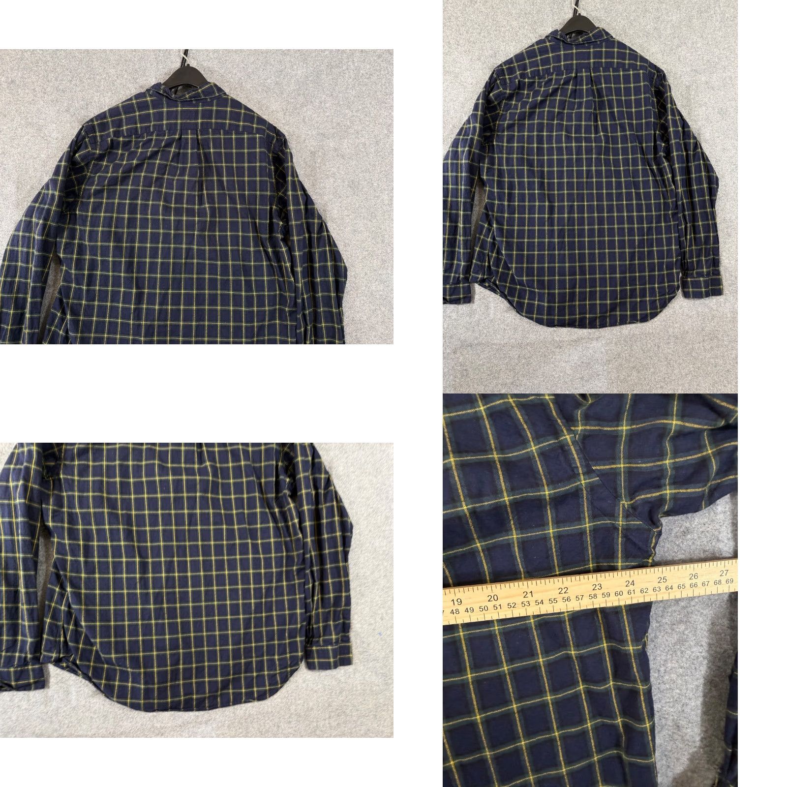 Ralph Lauren Ralph Lauren Shirt Mens XL Blue Checked Brushed Cotton Long Sleeve Button Down Size US XL / EU 56 / 4 - 8 Thumbnail
