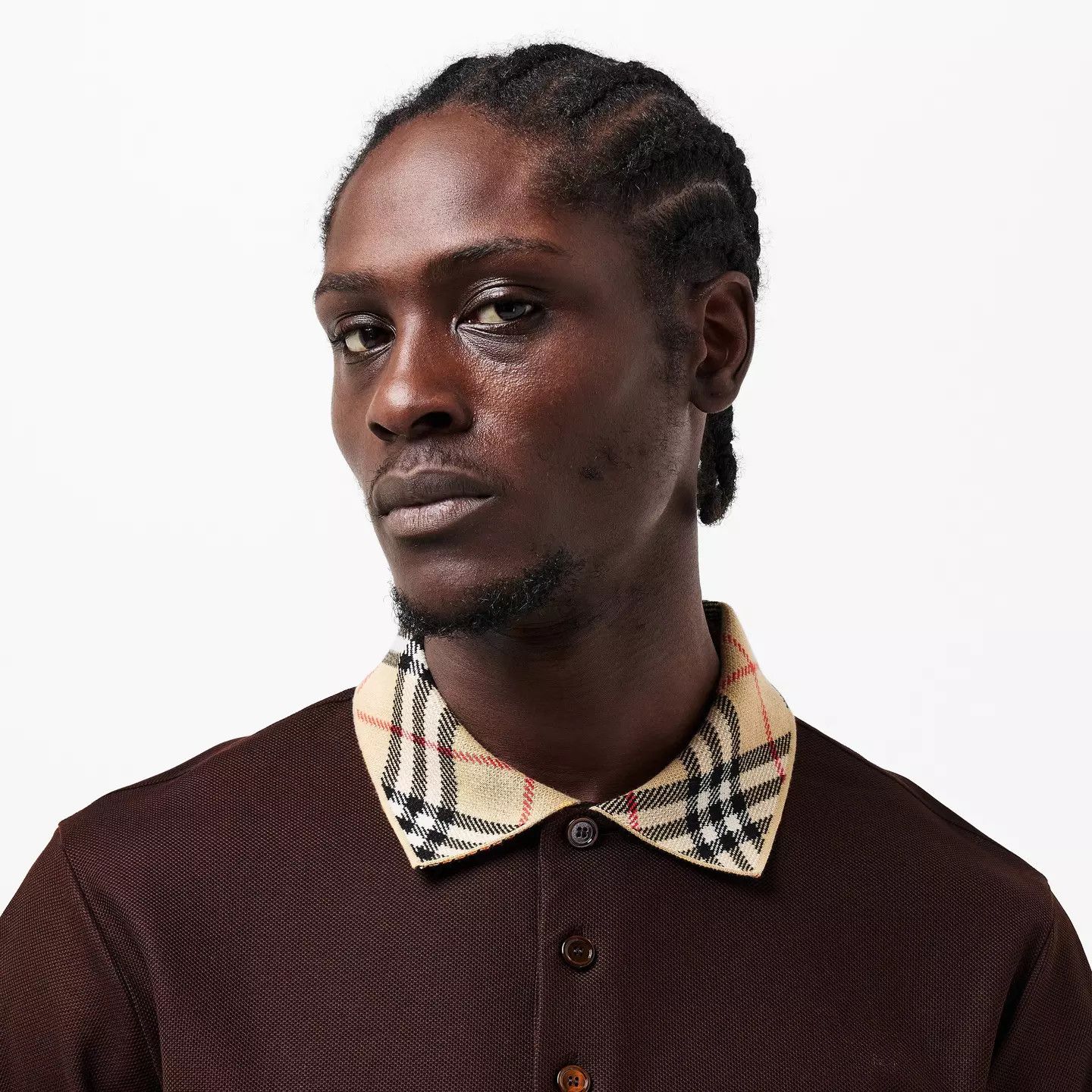 Burberry o1g2r1mq0426 Short Sleeve Polo Shirt in Brown Size US L / EU 52-54 / 3 - 5 Thumbnail