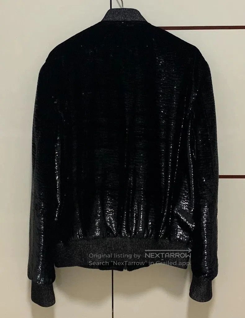 Saint Laurent Paris Saint Laurent 17FW Reflective Velvet Jacket . Size US L / EU 52-54 / 3 - 2 Thumbnail