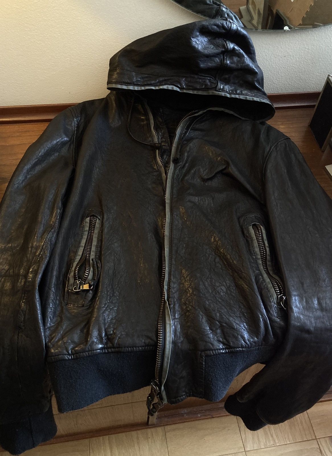 Ralph Lauren × Tom Ford Lamb Leather Jacket $3,395 Retail Size US M / EU 48-50 / 2 - 1 Thumbnail