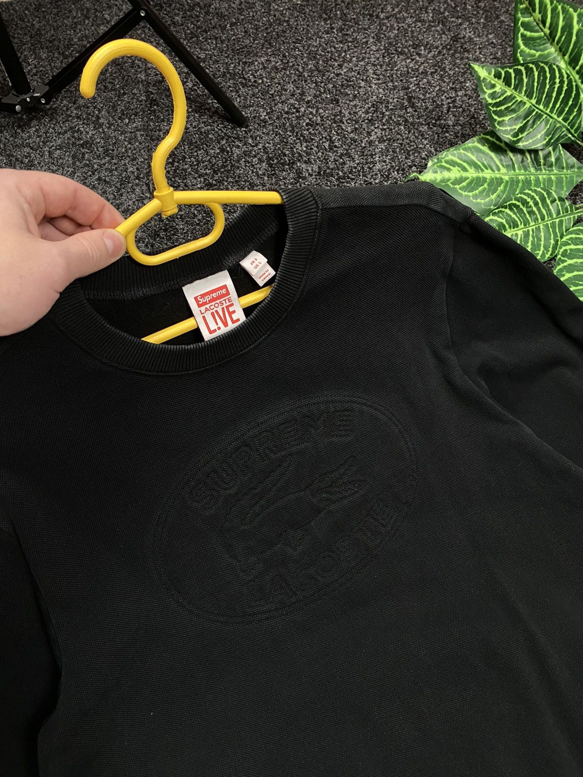 Sweatshirt in collaboration Lacoste Live Supreme Size L