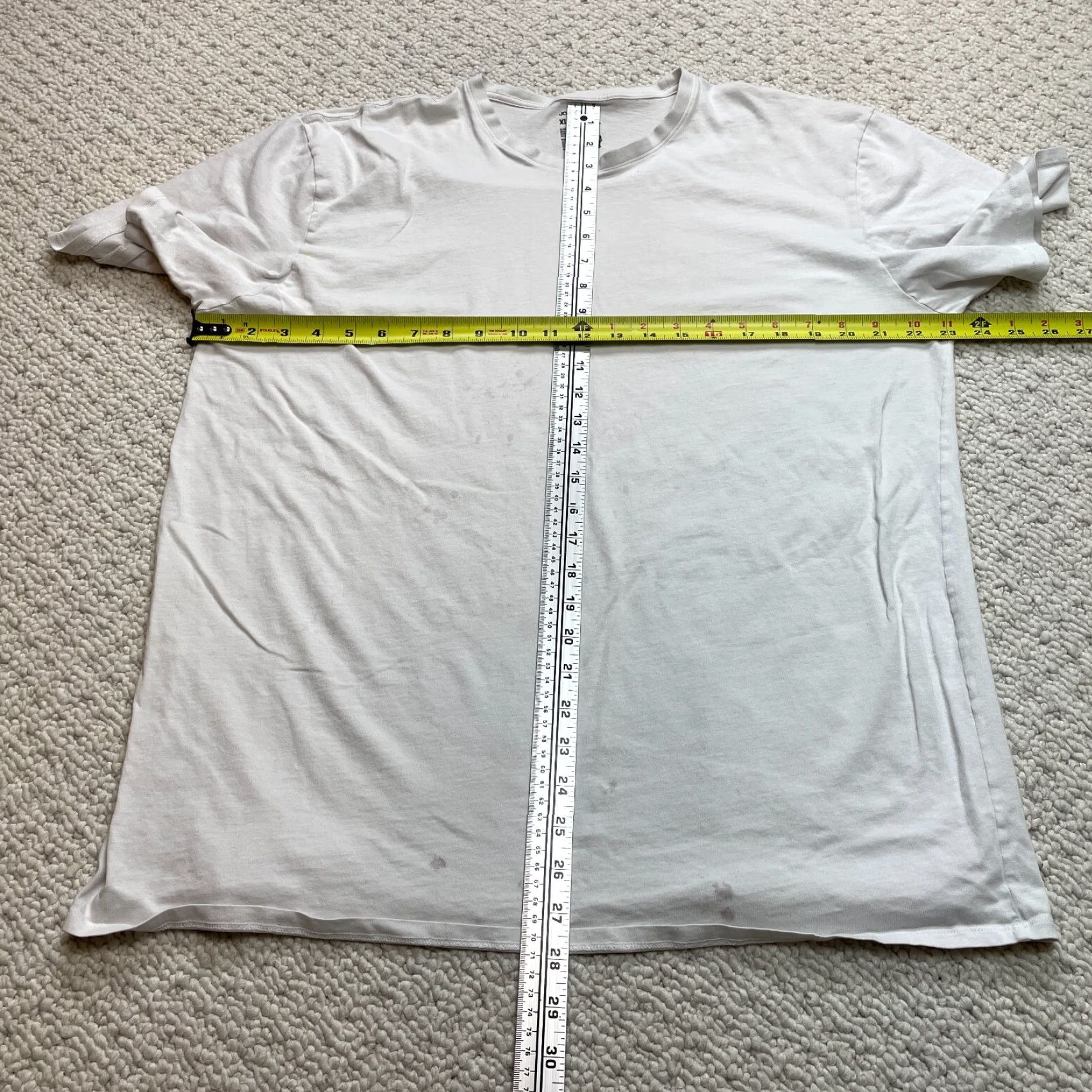Jockey Jockey Shirt Mens XL White Short Sleeve Crew Neck Cotton Jersey Solid Casual Everyday T-Shirt Size US XL / EU 56 / 4 - 4 Thumbnail