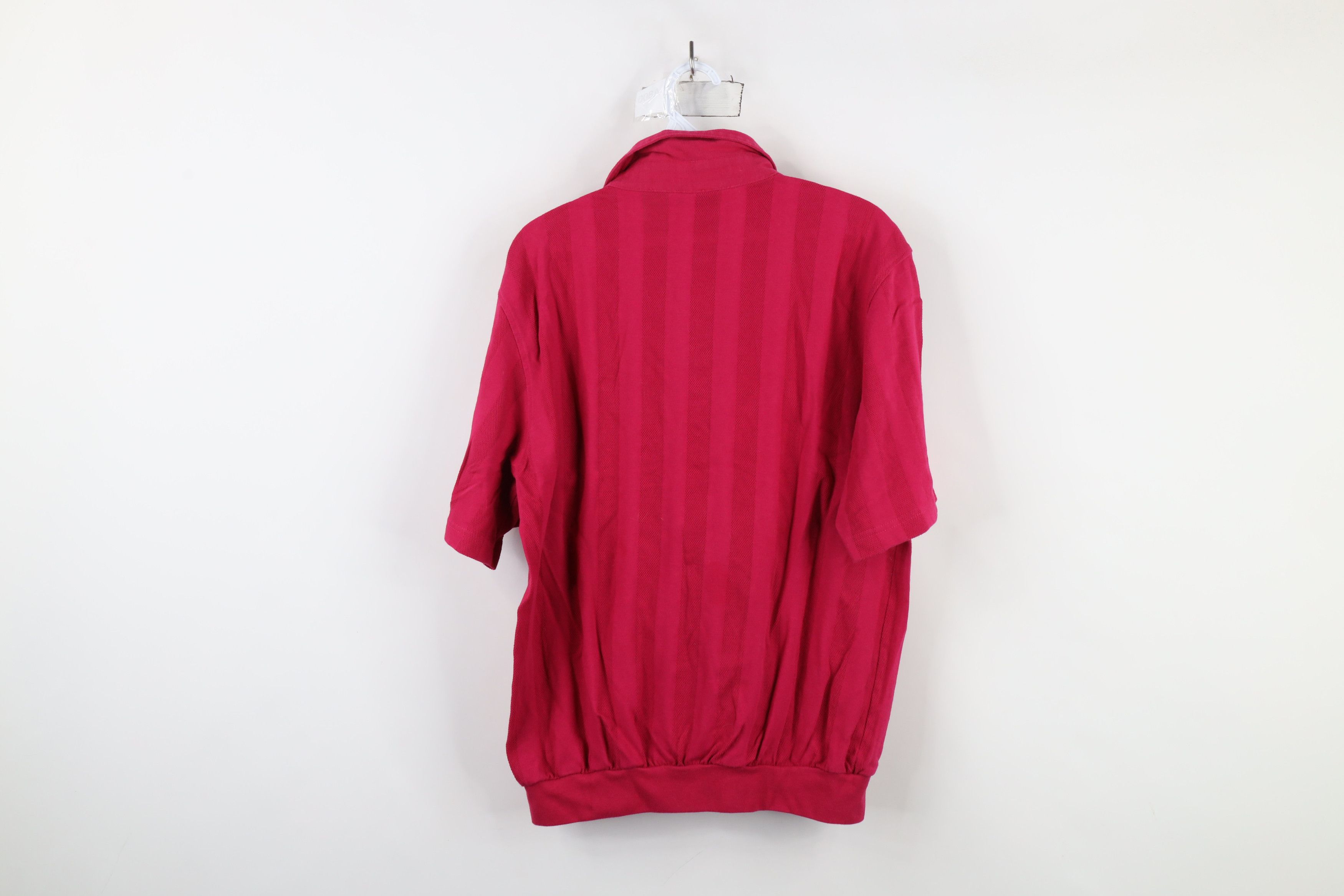Vintage Vintage 90s Streetwear Striped Mesh Collared Pullover Polo Size US M / EU 48-50 / 2 - 11 Thumbnail