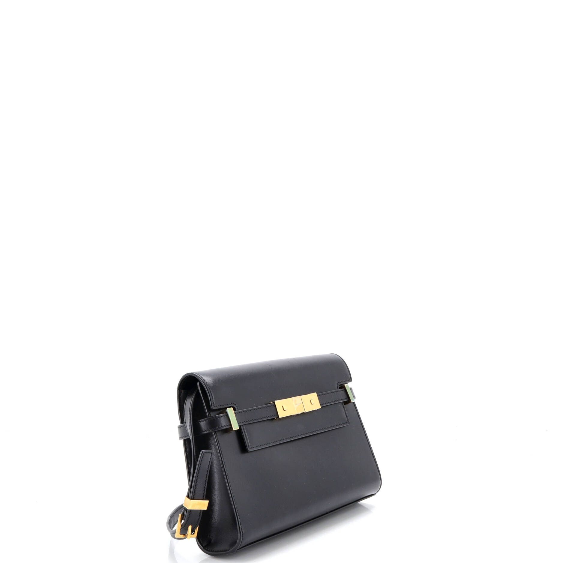 Saint Laurent Paris Saint Laurent Manhattan Shoulder Bag Leather Small Size ONE SIZE - 1 Thumbnail