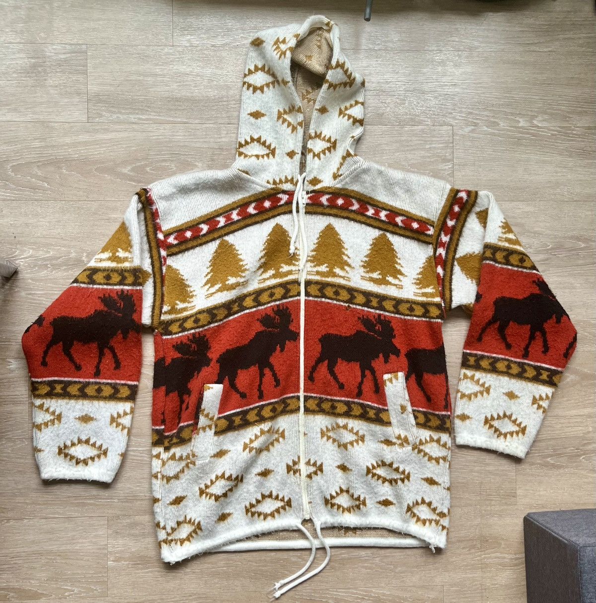 Earth Ragz × Vintage Vintage Outdoors Baja Hoodie Full Zip Size US XL / EU 56 / 4 - 1 Thumbnail