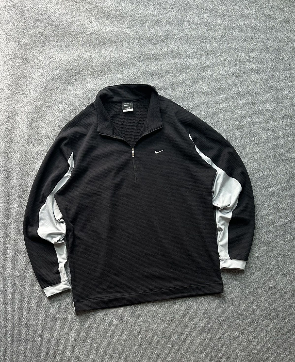 Nike × Vintage Vintage zip sweatshirt Nike golf dri-fit Size US XL / EU 56 / 4 - 1 Thumbnail