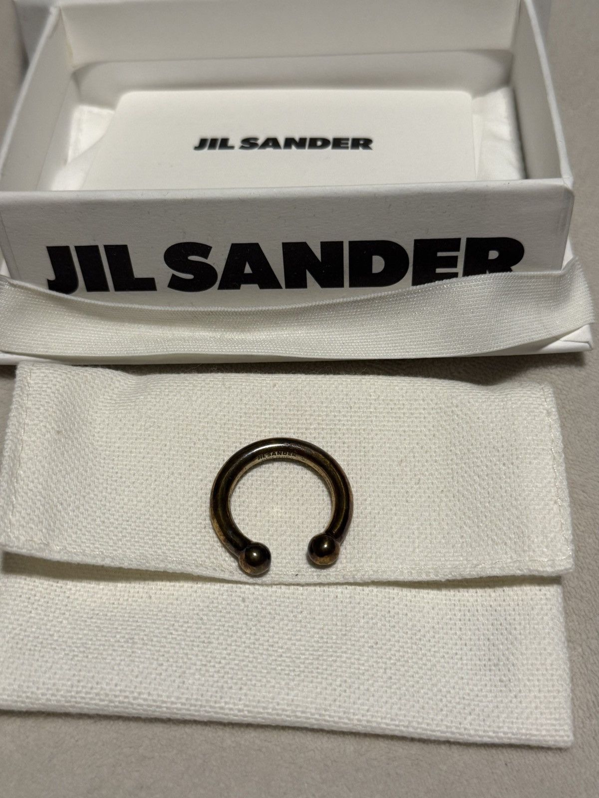 Jil Sander Jil Sander open top ring Size ONE SIZE - 1 Thumbnail