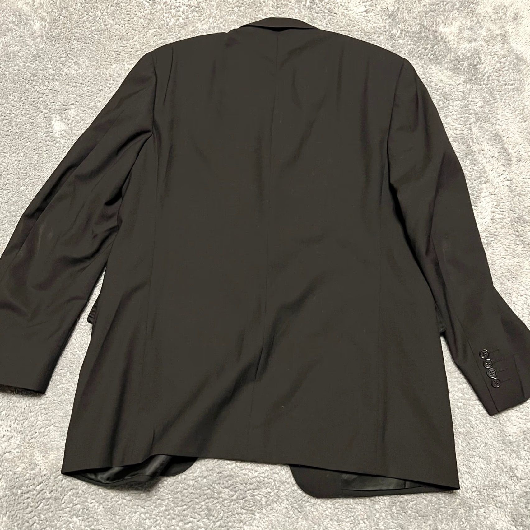 Canali Canali Blazer Sport Coat Mens 40 Black Wool 3 Buttons Made In Italy Jacket Coat Mens Size 40R - 3 Thumbnail
