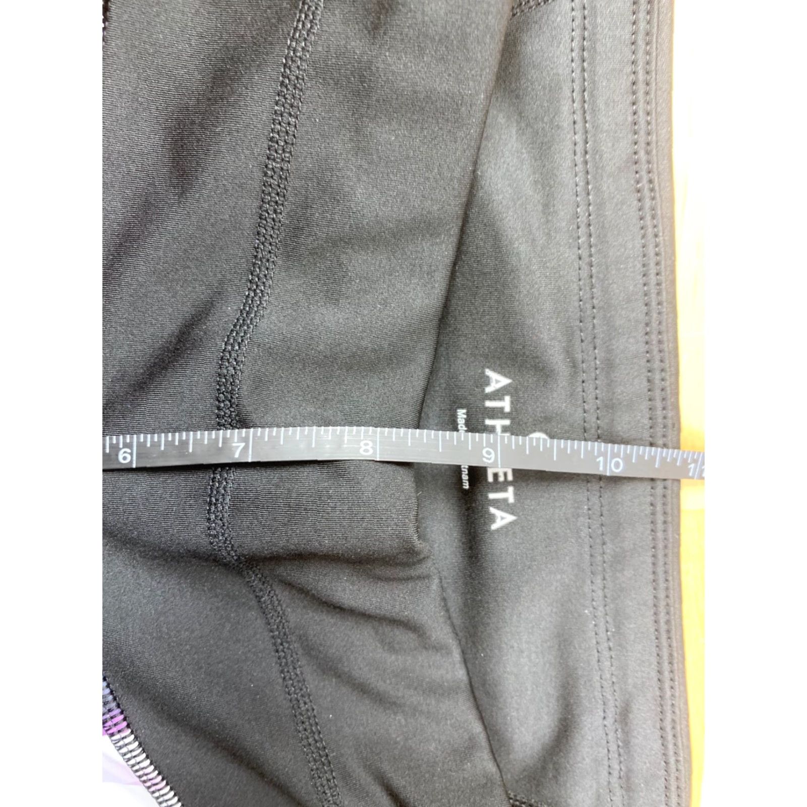 Athleta Athleta Leggings Capri Women S Black Geometric Yoga Casual Pull On Athletic Size 28" / US 6 / IT 42 - 5 Thumbnail