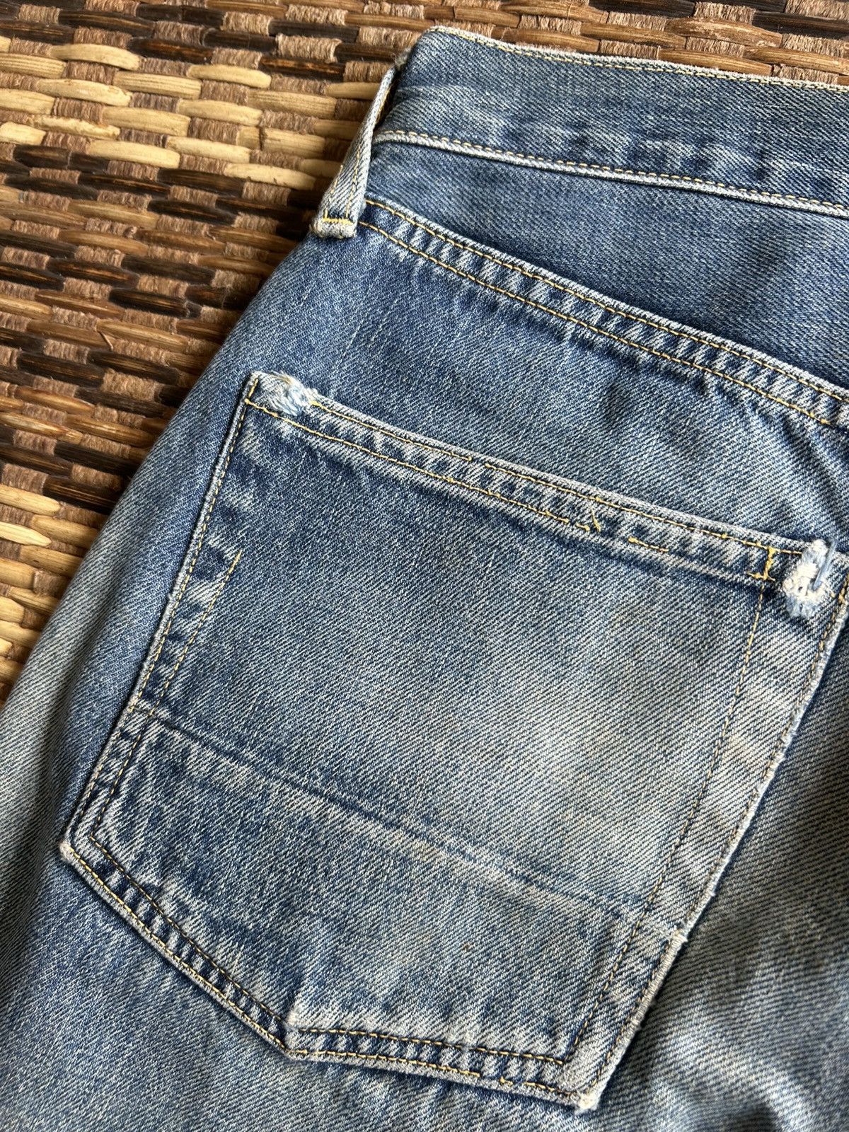 Japanese Brand × Kapital × Vintage Japanese Salvedge Vintage Distressed Denim Jeans Size US 29 - 11 Thumbnail